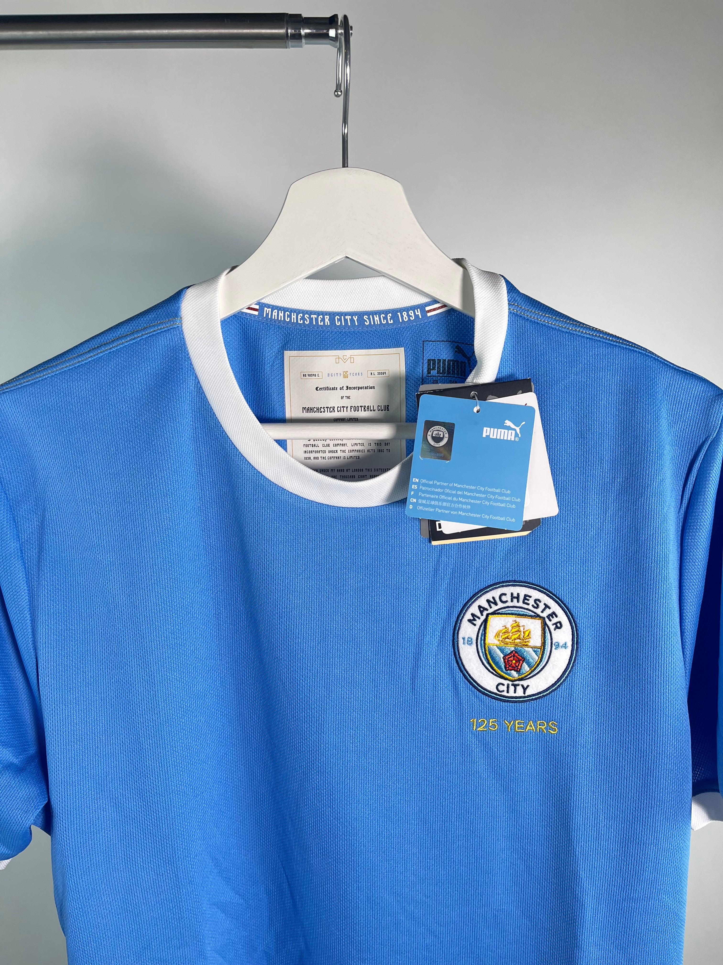 Jersey Manchester City Especial 125 aniversario 2019 2020 *C/Etiquetas* (M)