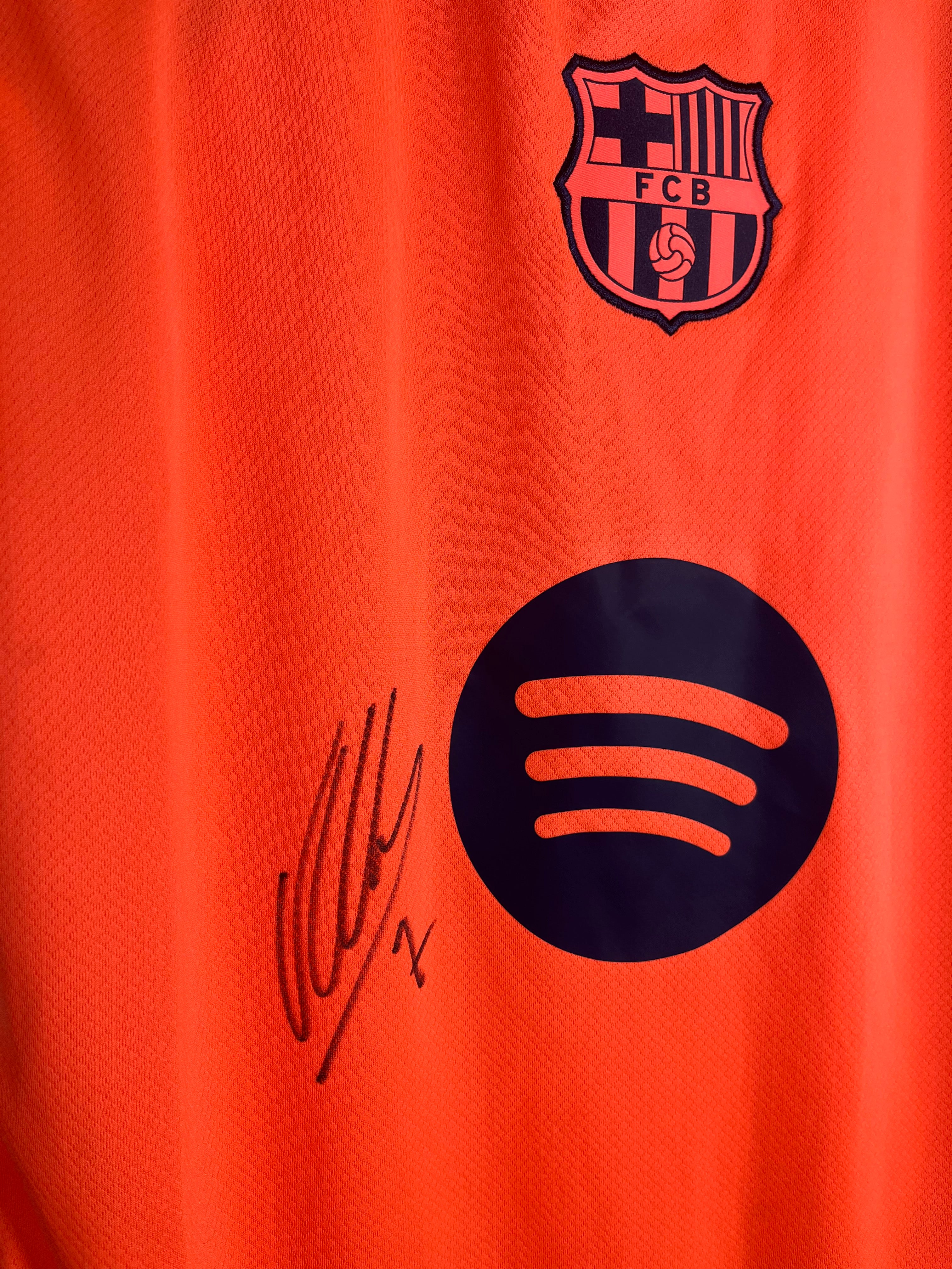 Jersey Barcelona Tercera 2025 2026 Autografiado por David Villa *C/Etiquetas* (L)