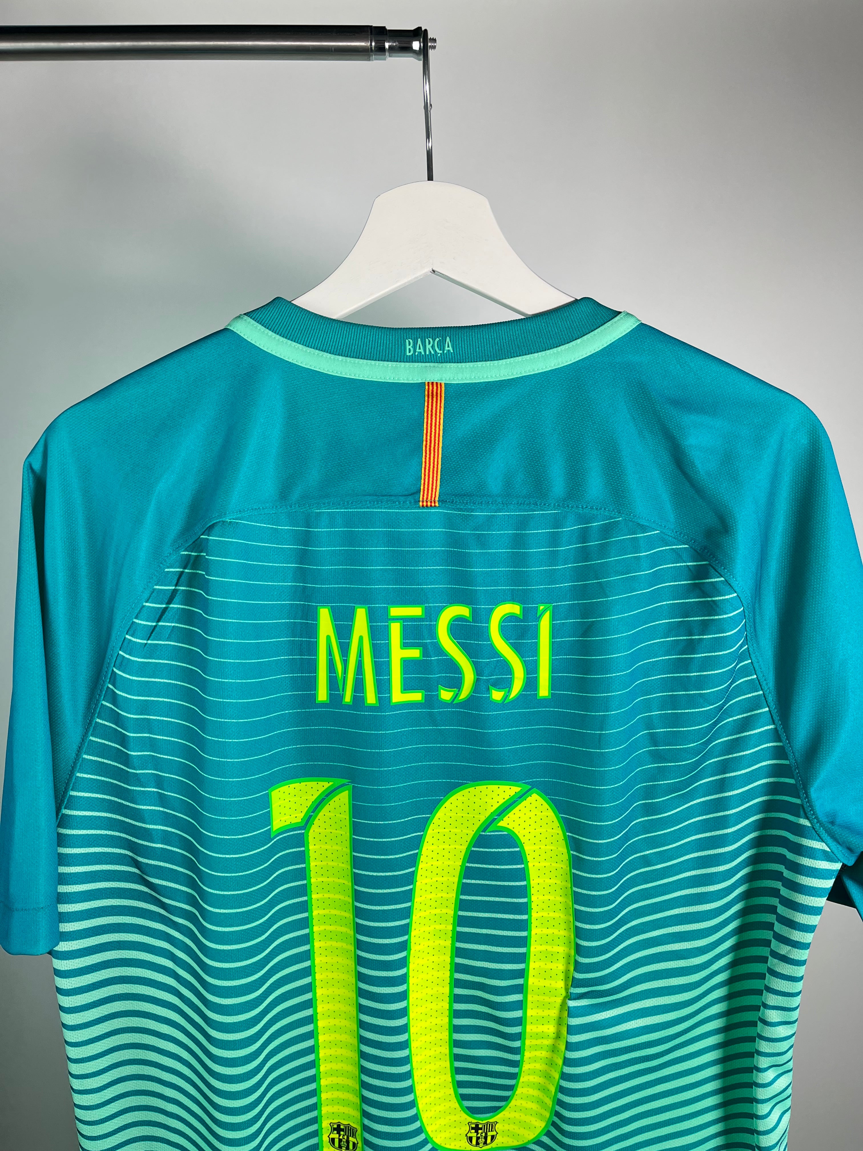 Jersey Barcelona Tercera 2016 2017 Lionel Messi (L)