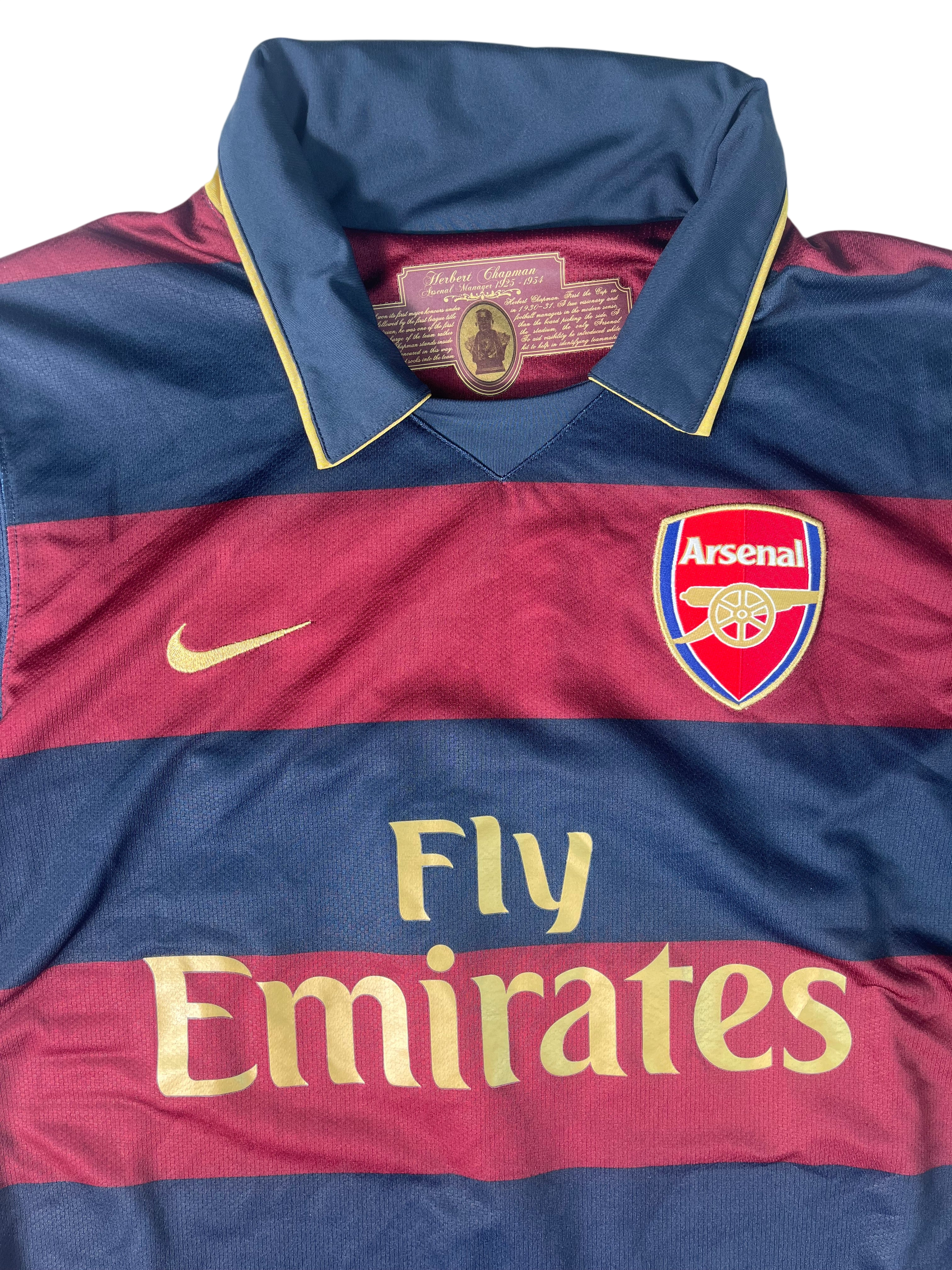 Jersey Arsenal Tercera 2007 2008 Manga Larga Tomás Rosicky (M)