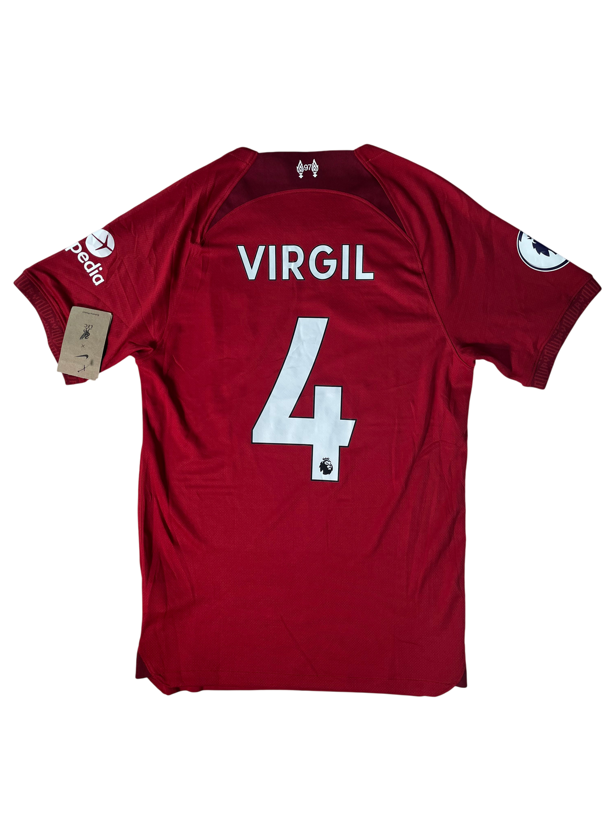 Jersey Liverpool Local 2022 2023 Virgil van Dijk *C/Etiquetas* (S)