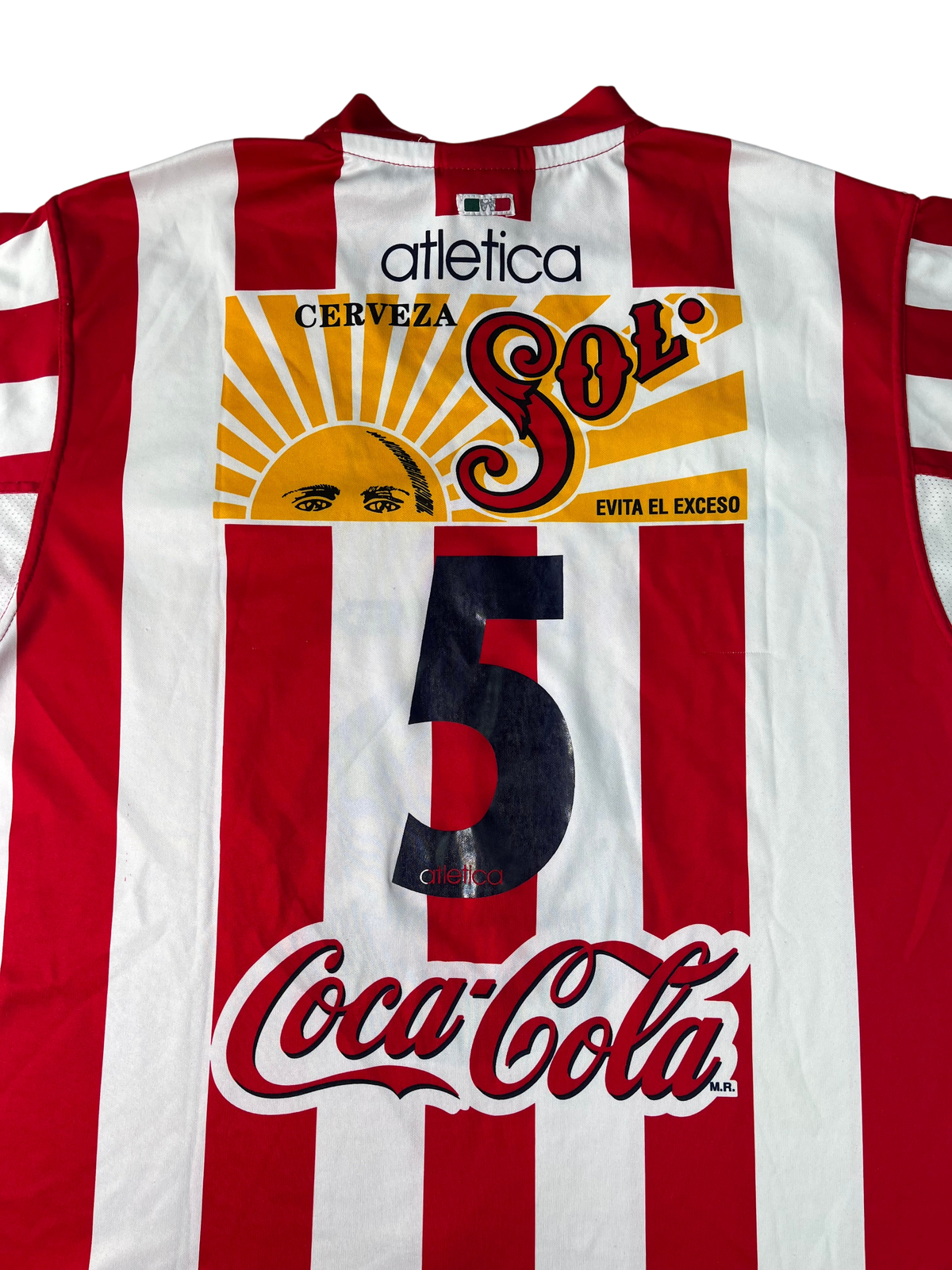 Jersey Chivas Local 2001 2002 Utilería Israel López (L)