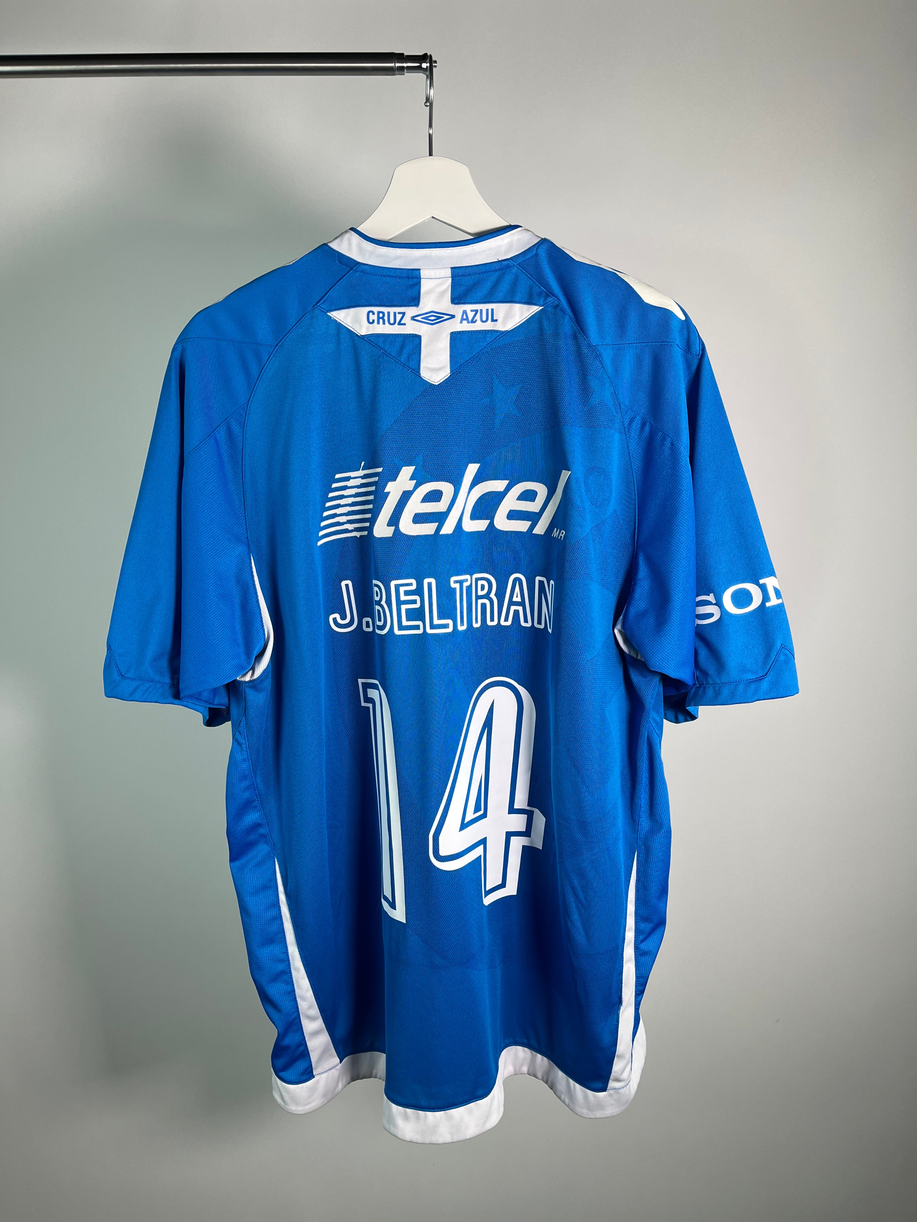 Jersey Cruz Azul Local 2008 2009 Joaquín Beltran (XL)