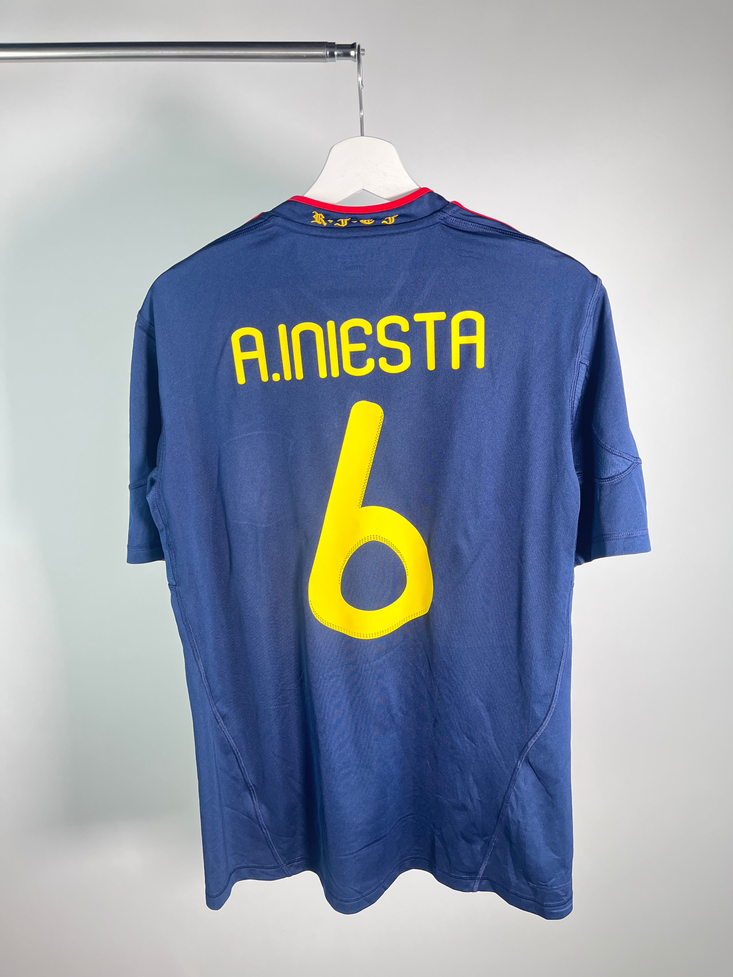 Jersey España Visita 2010 2011 *Mundial Sudafrica* Andrés Iniesta (M)