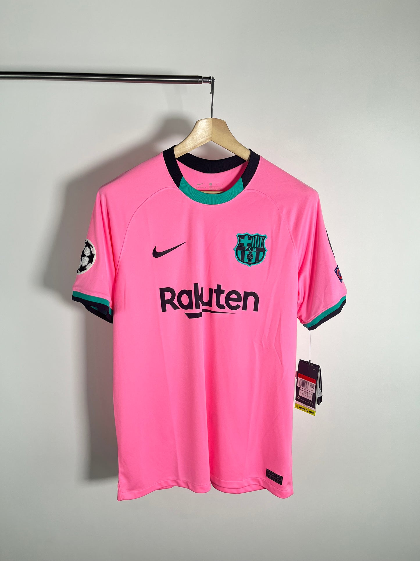 Jersey Barcelona Tercera 2020 2021 *C/Etiquetas* Champions League Lionel Messi (L)