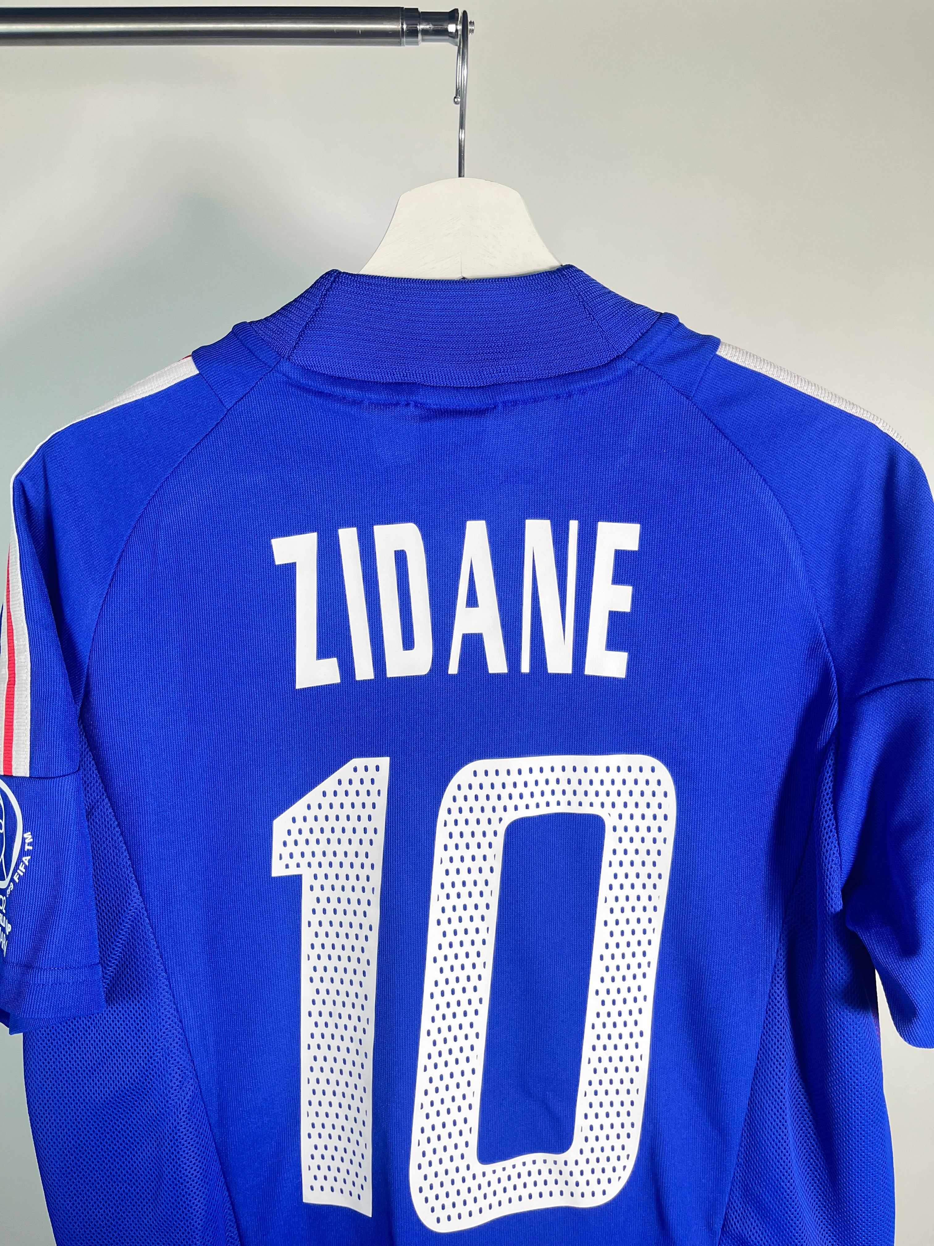 Jersey Francia Local 2002 2004 *Mundial Corea Japón* Zinedine Zidane (S)