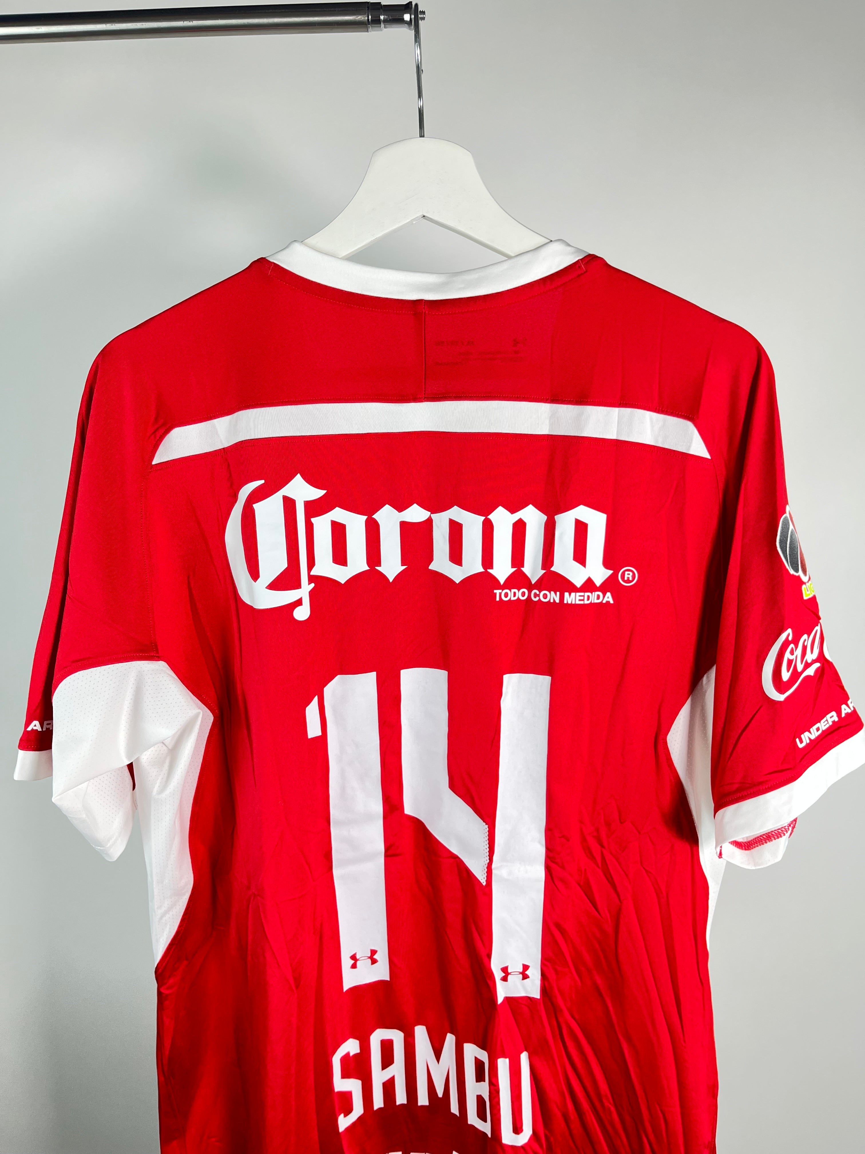 Jersey Toluca Local 2018 2019 Match Worn Rubens Sambueza (XL)