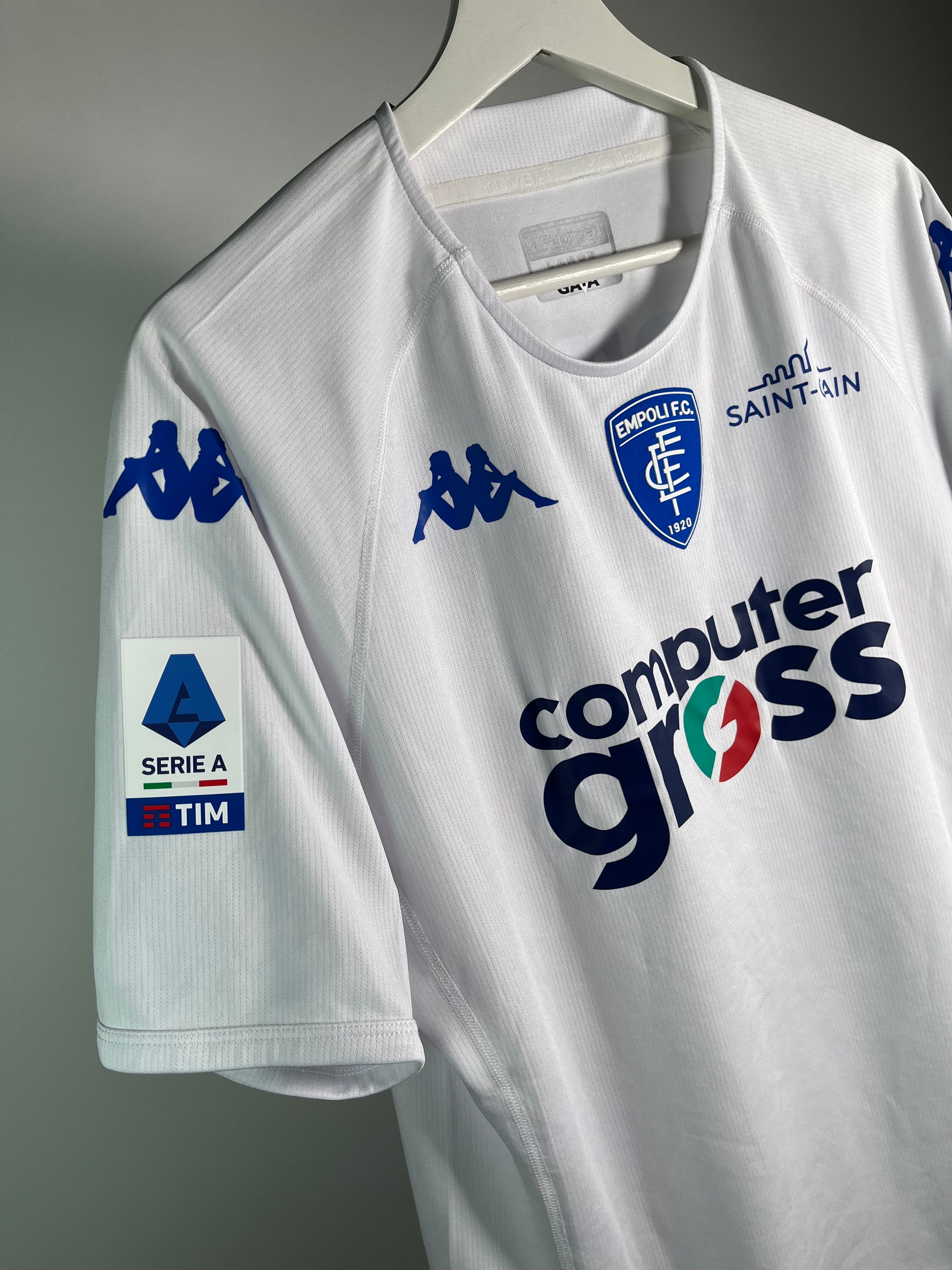 Jersey Empoli Visita 2022 2023 Versión Jugador Sam Lammers (L)