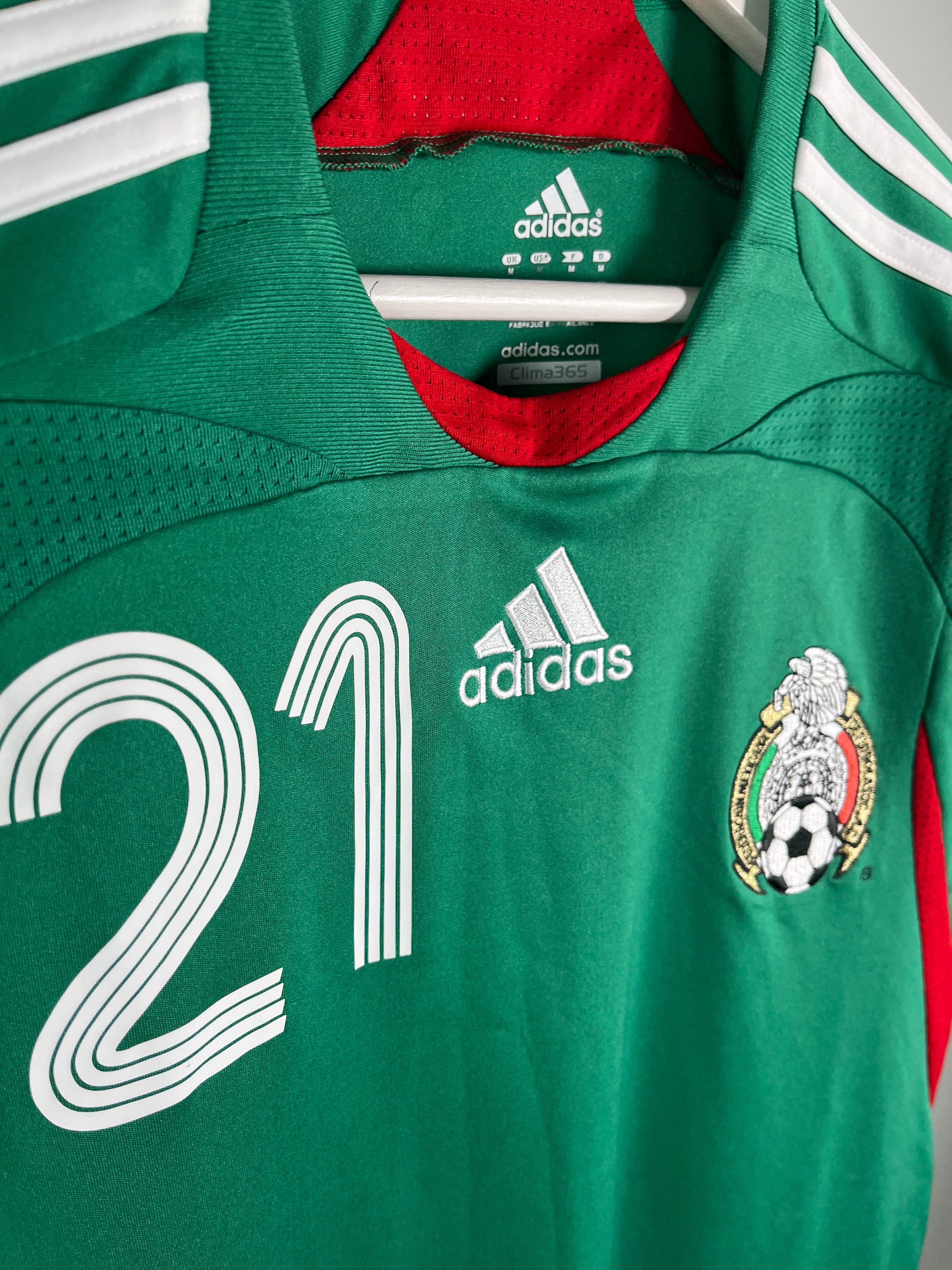 Jersey México Local 2007 2008 Match Worn vs Uruguay Nery Castillo (M)
