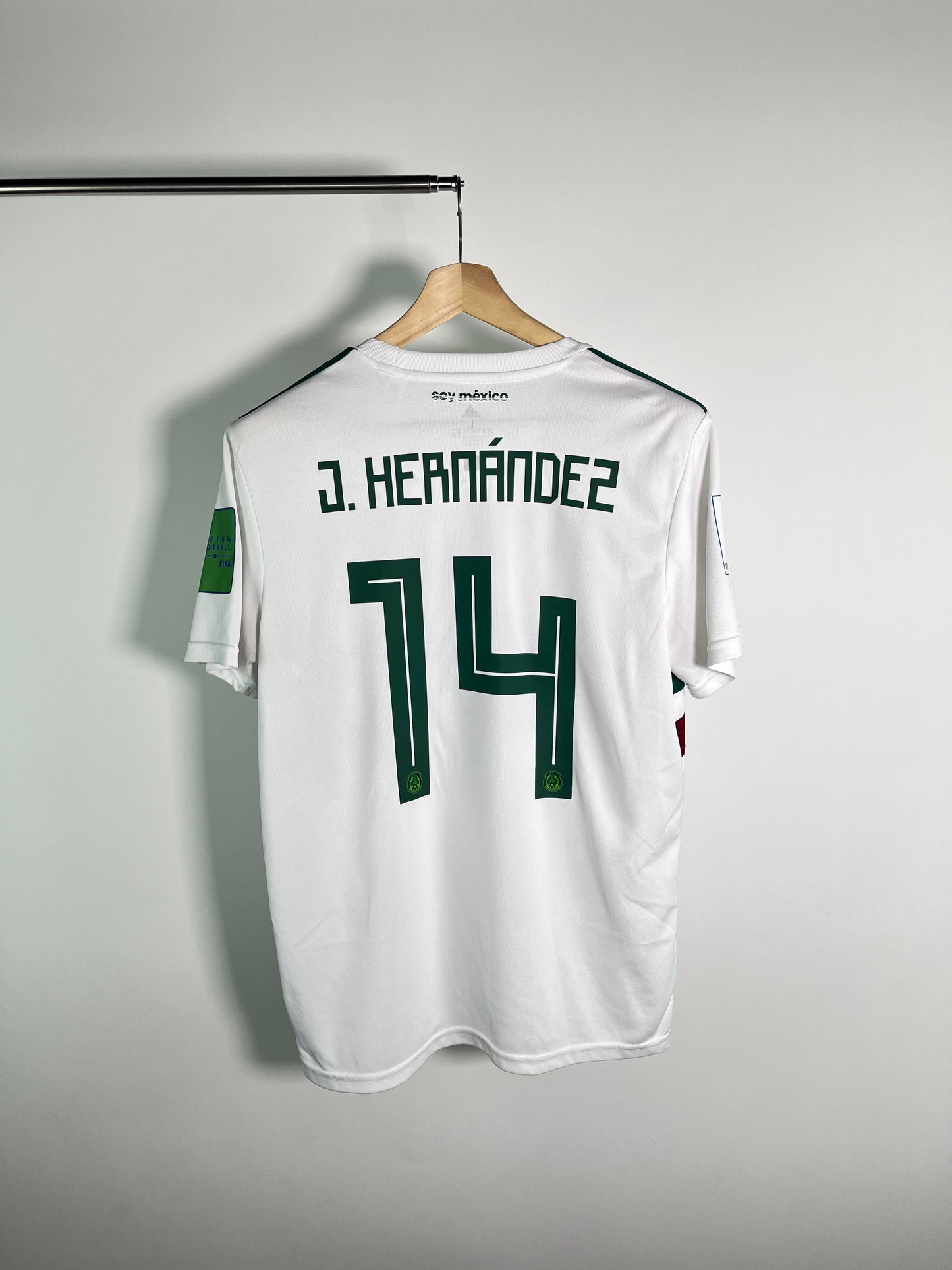 Jersey México Visita 2018 2019 *Match Detail vs Corea del Sur* Javier Hernández (L)