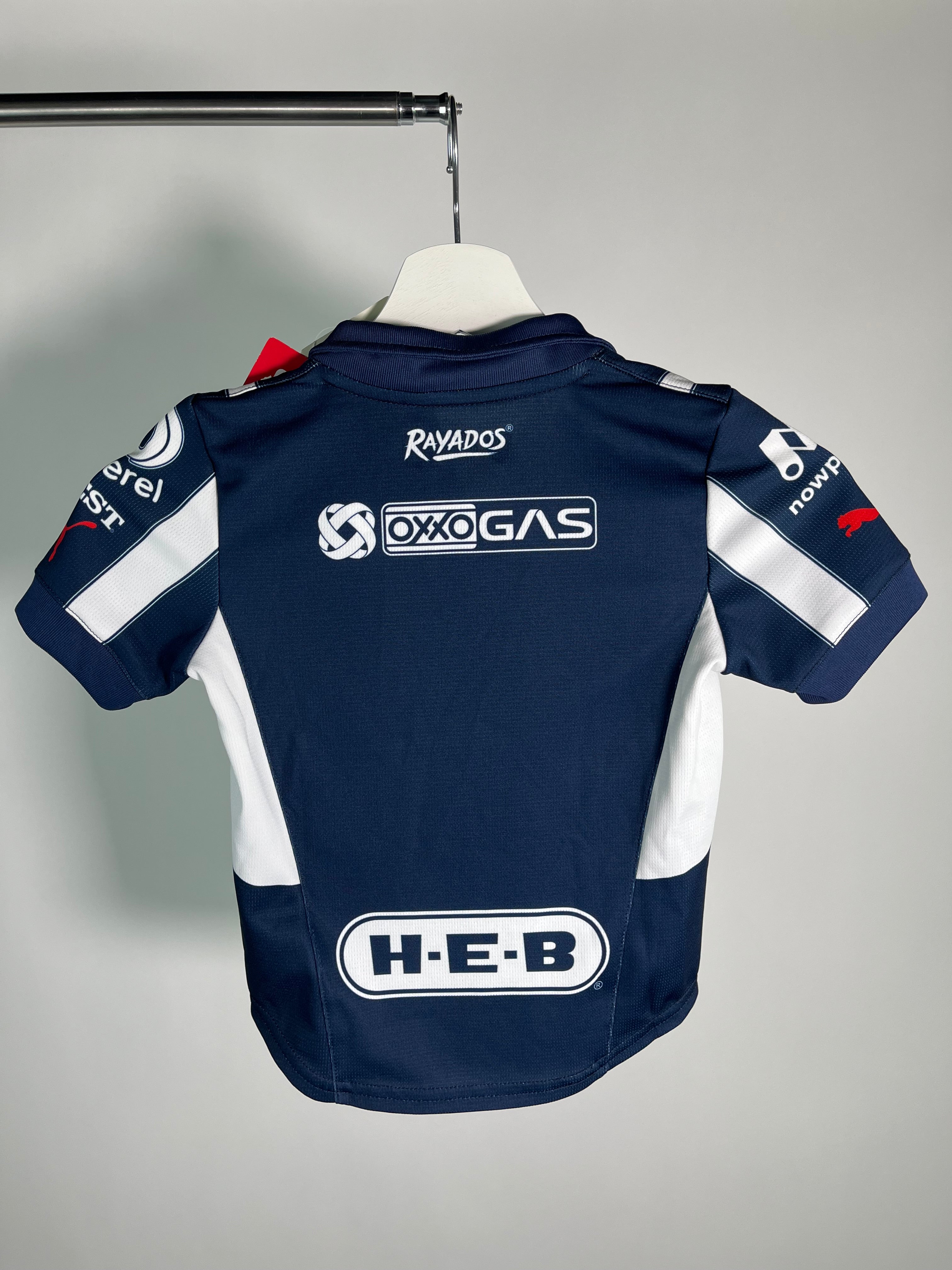 Jersey Rayados Monterrey Local 2024 2025 *C/Etiquetas* (XS Niño)