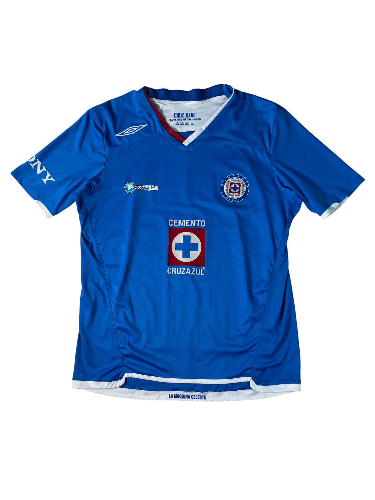 Jersey Cruz Azul Local 2009 2010 Autografiada Christian "Chaco" Giménez (M)