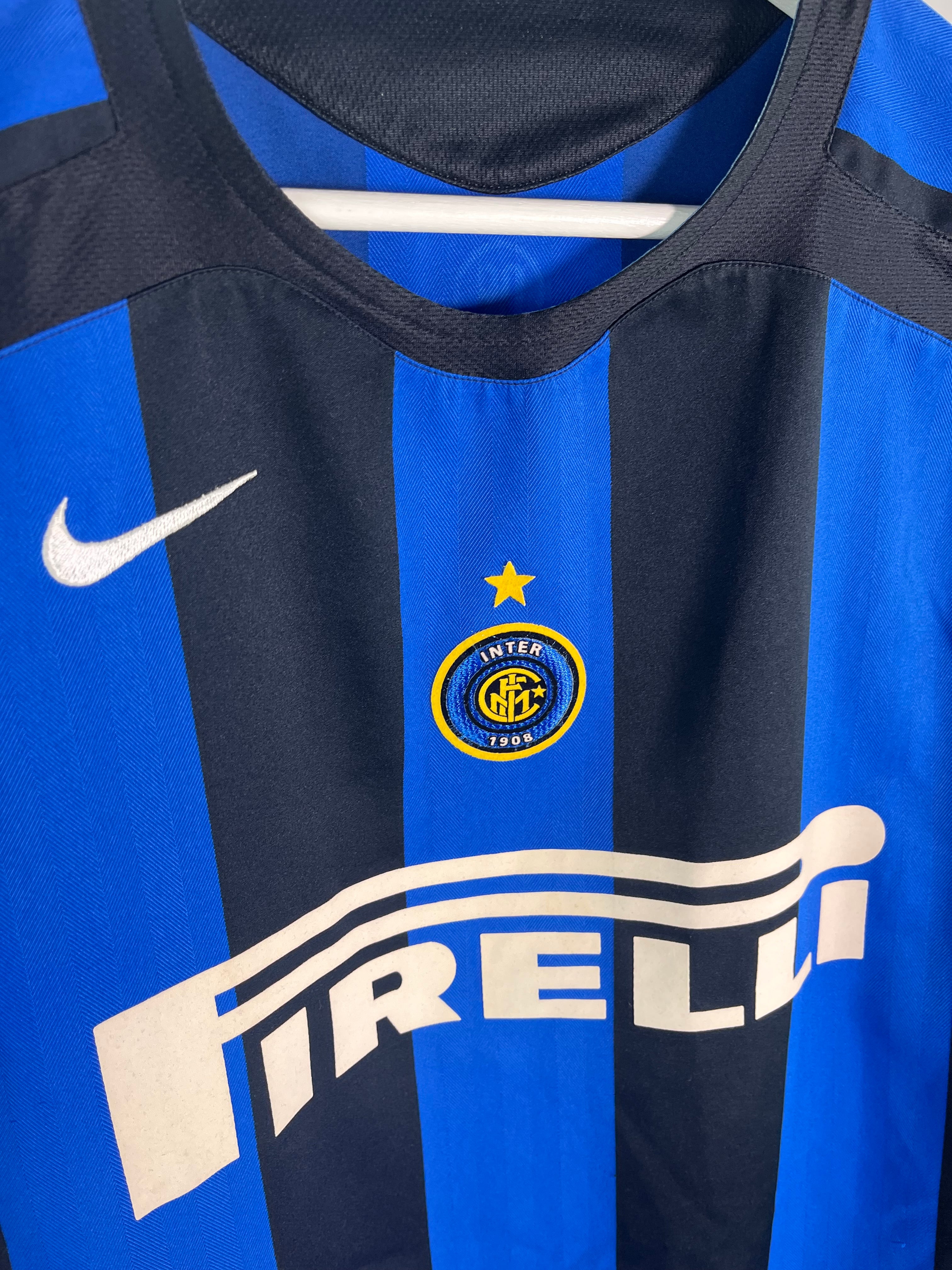Jersey Inter de Milán Local 2005 2006 *Total 90* Adriano (M)