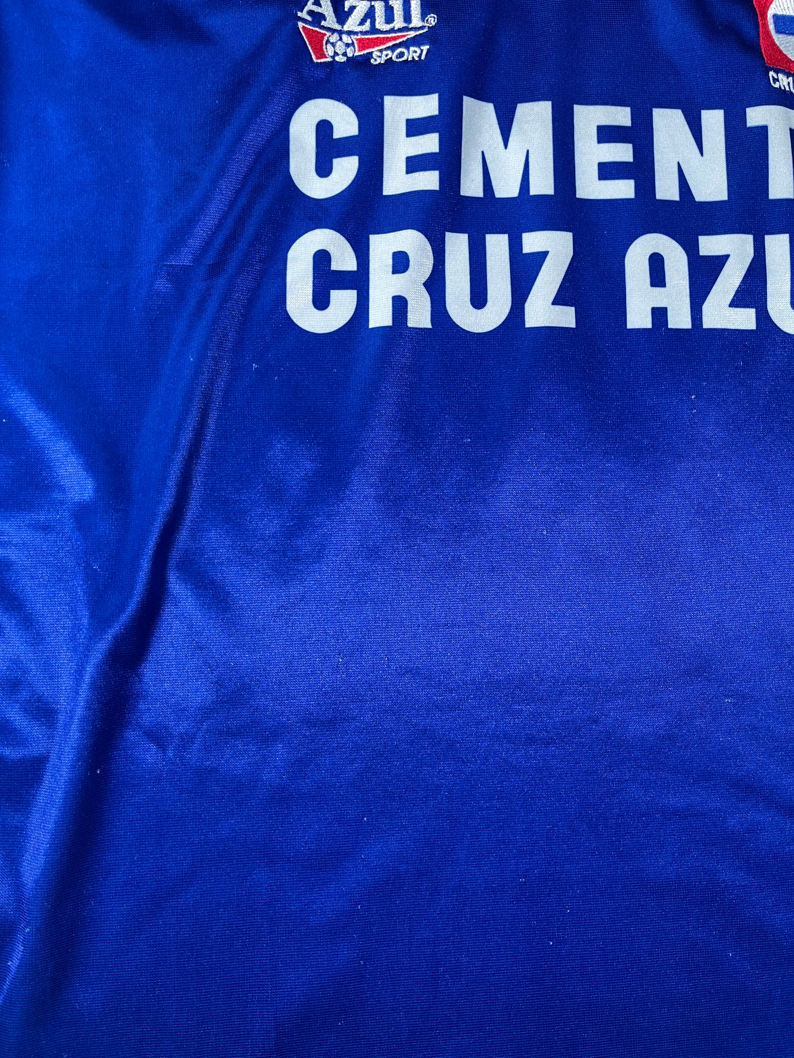 Jersey Cruz Azul Local 1995 1996 Utilería Julio Zamora (L)