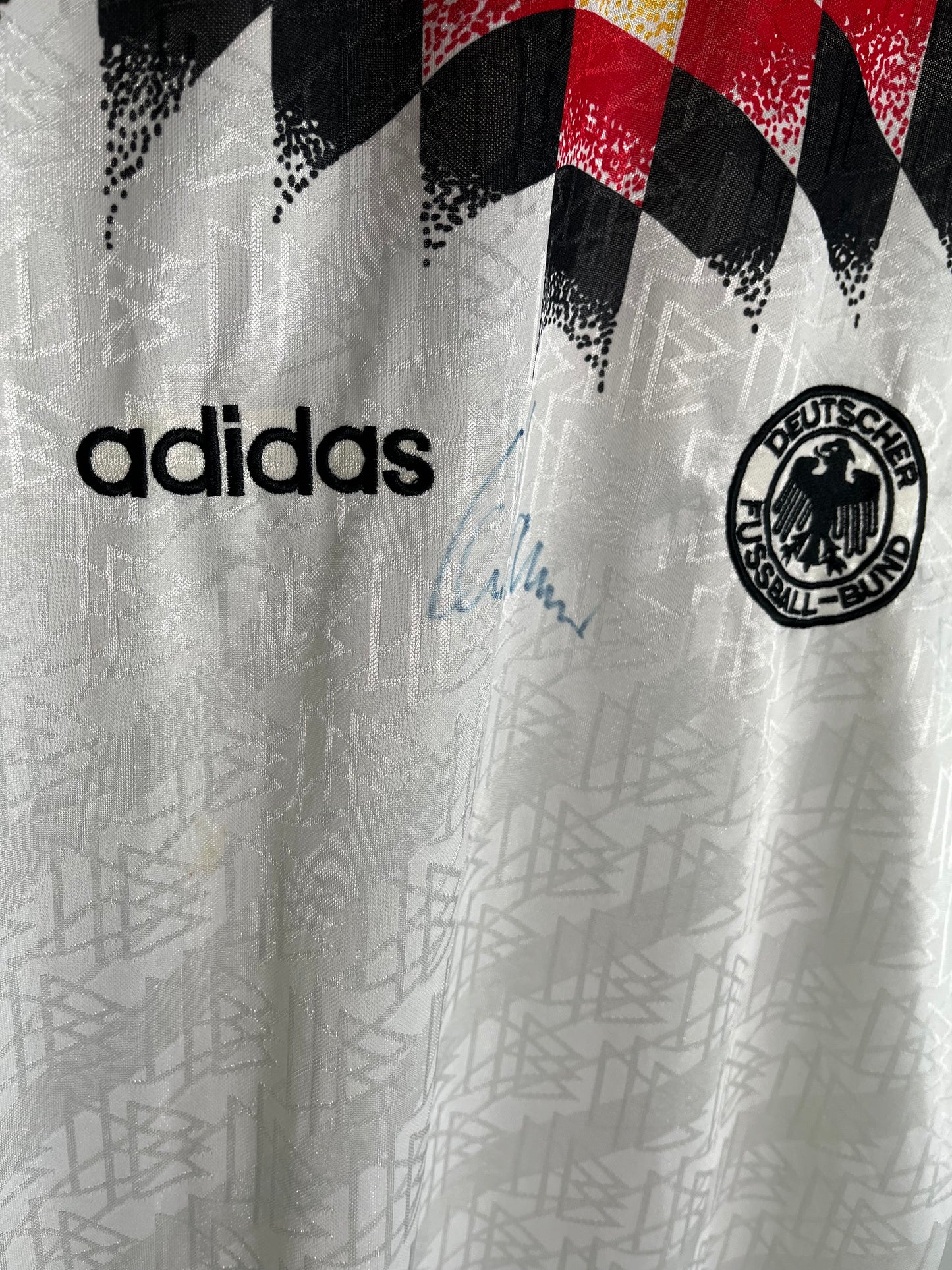 Jersey Alemania Local 1994 1996 Autografiado (L)