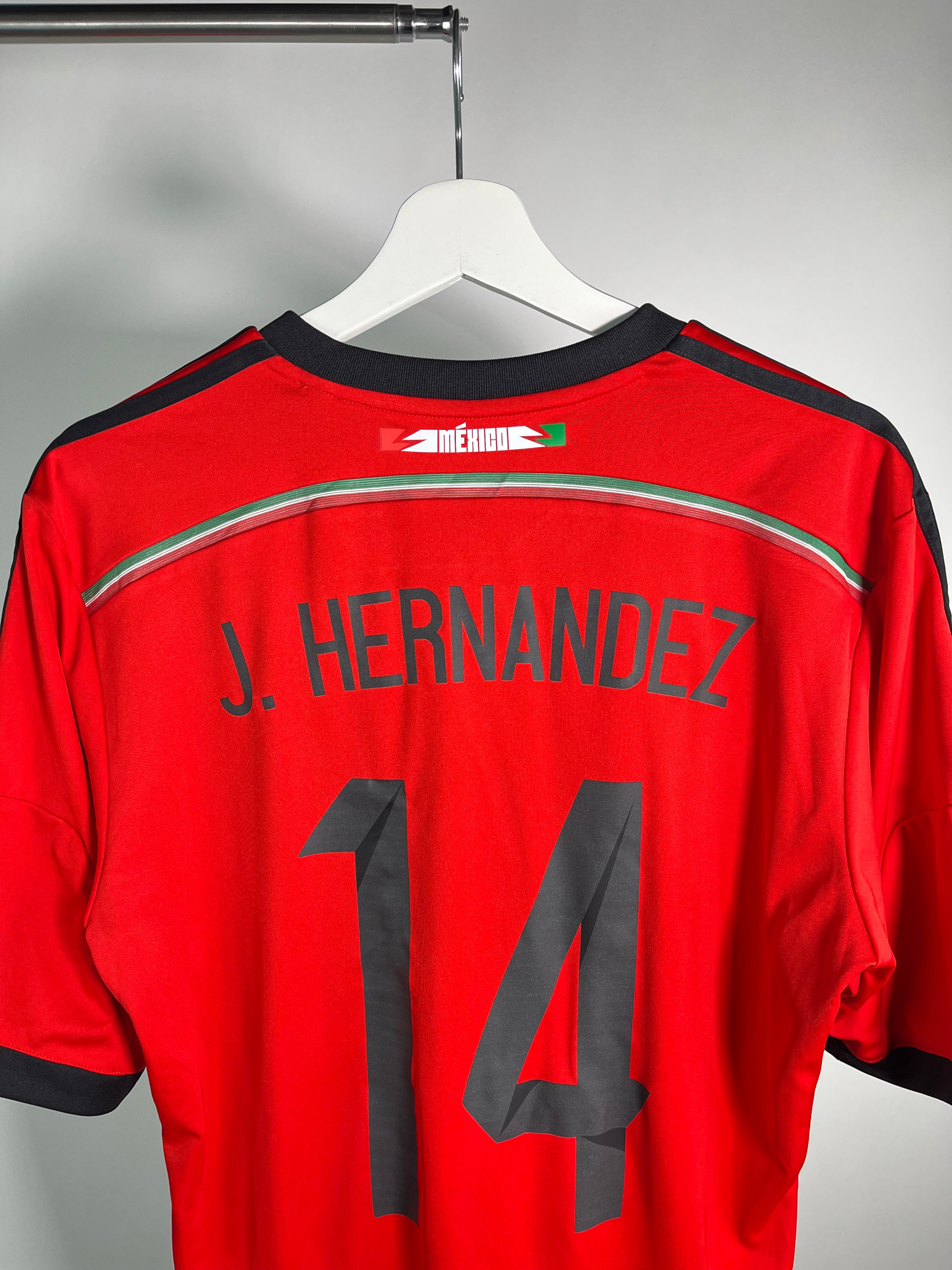 Jersey México Visita 2014 2015 *Match Detail vs Brasil* Javier Hernandez (M)