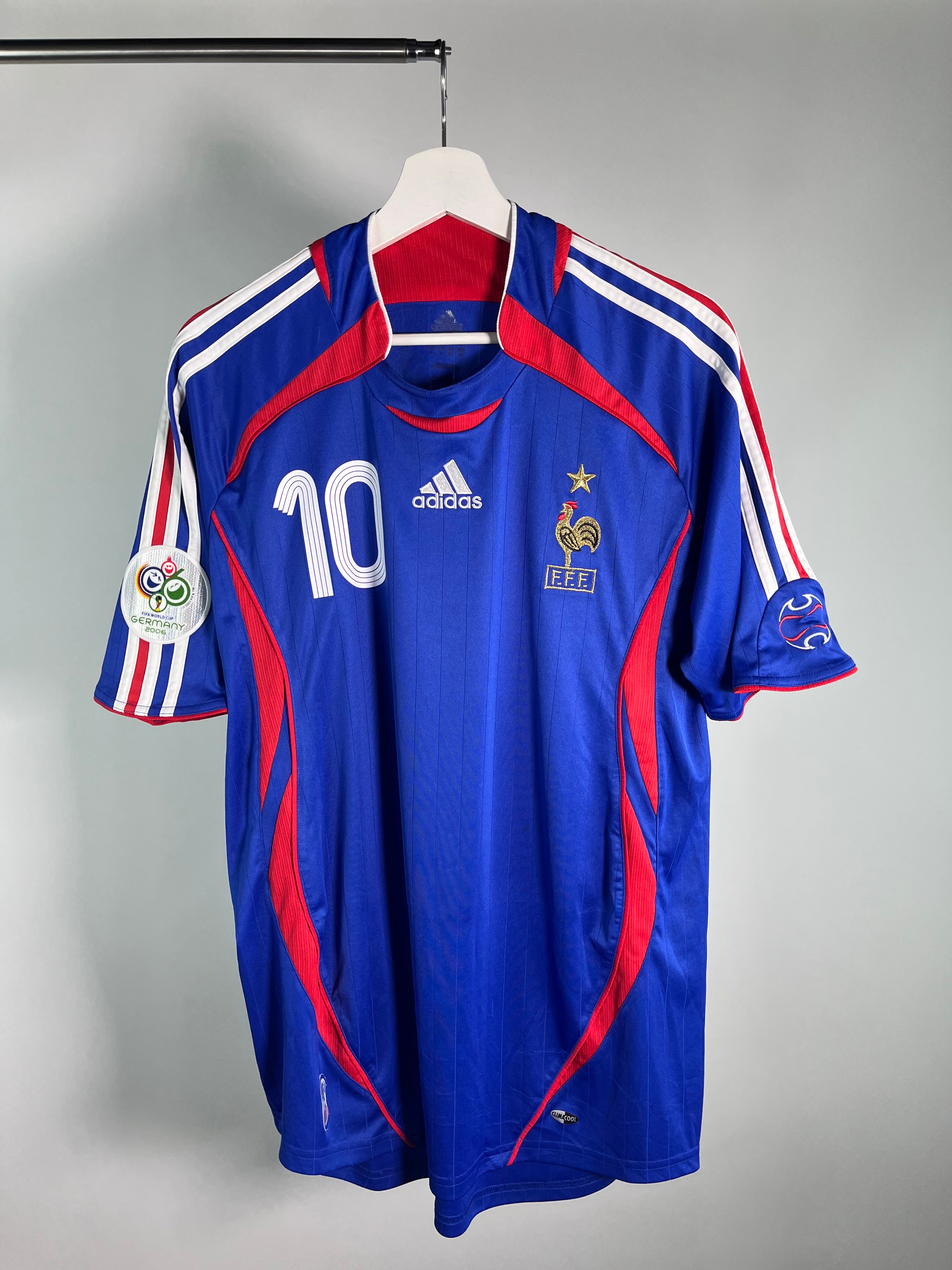 Jersey Francia Local 2006 2008 *Mundial Alemania* Zinedine Zidane (L)