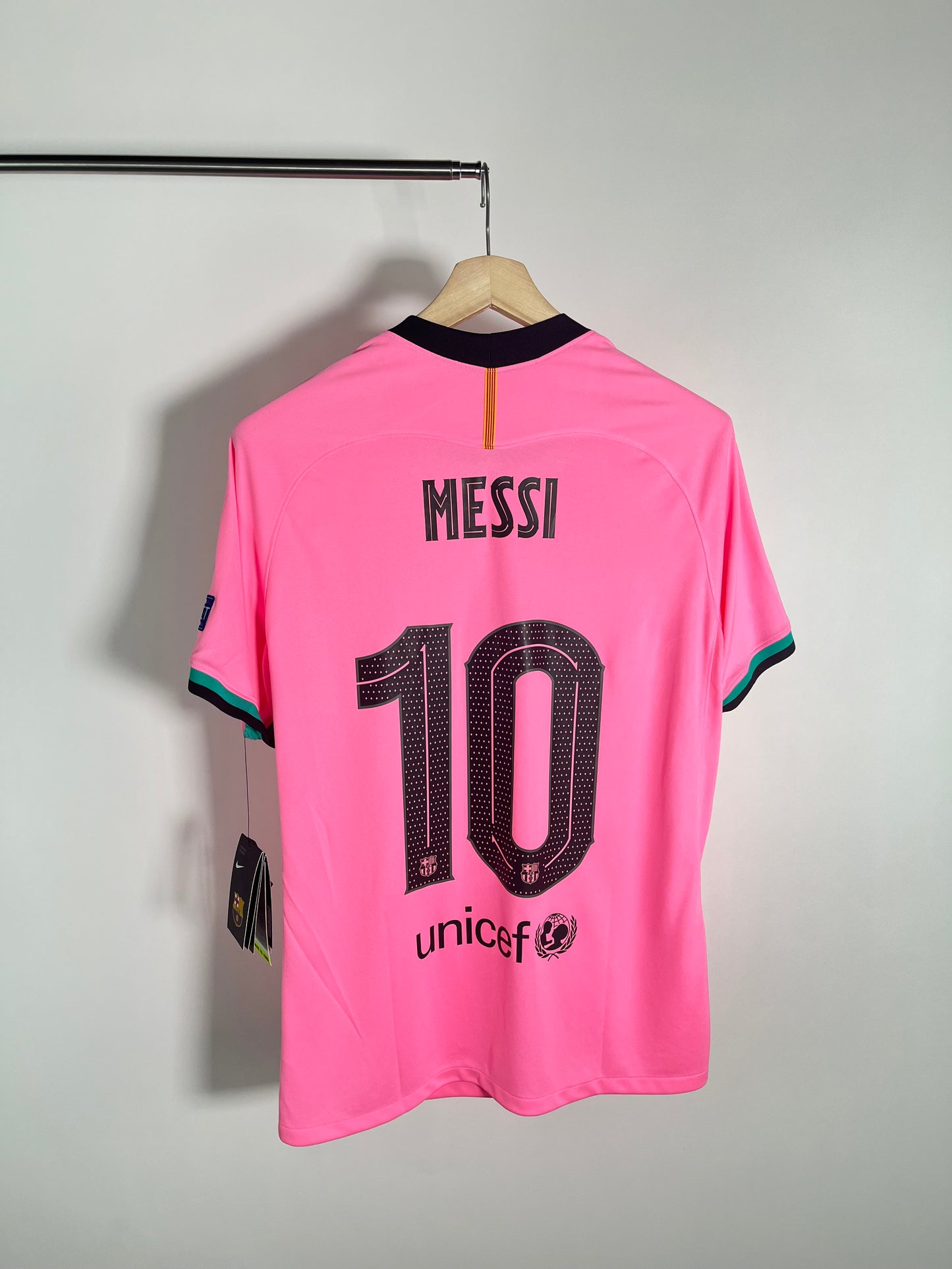 Jersey Barcelona Tercera 2020 2021 *C/Etiquetas* Champions League Lionel Messi (L)