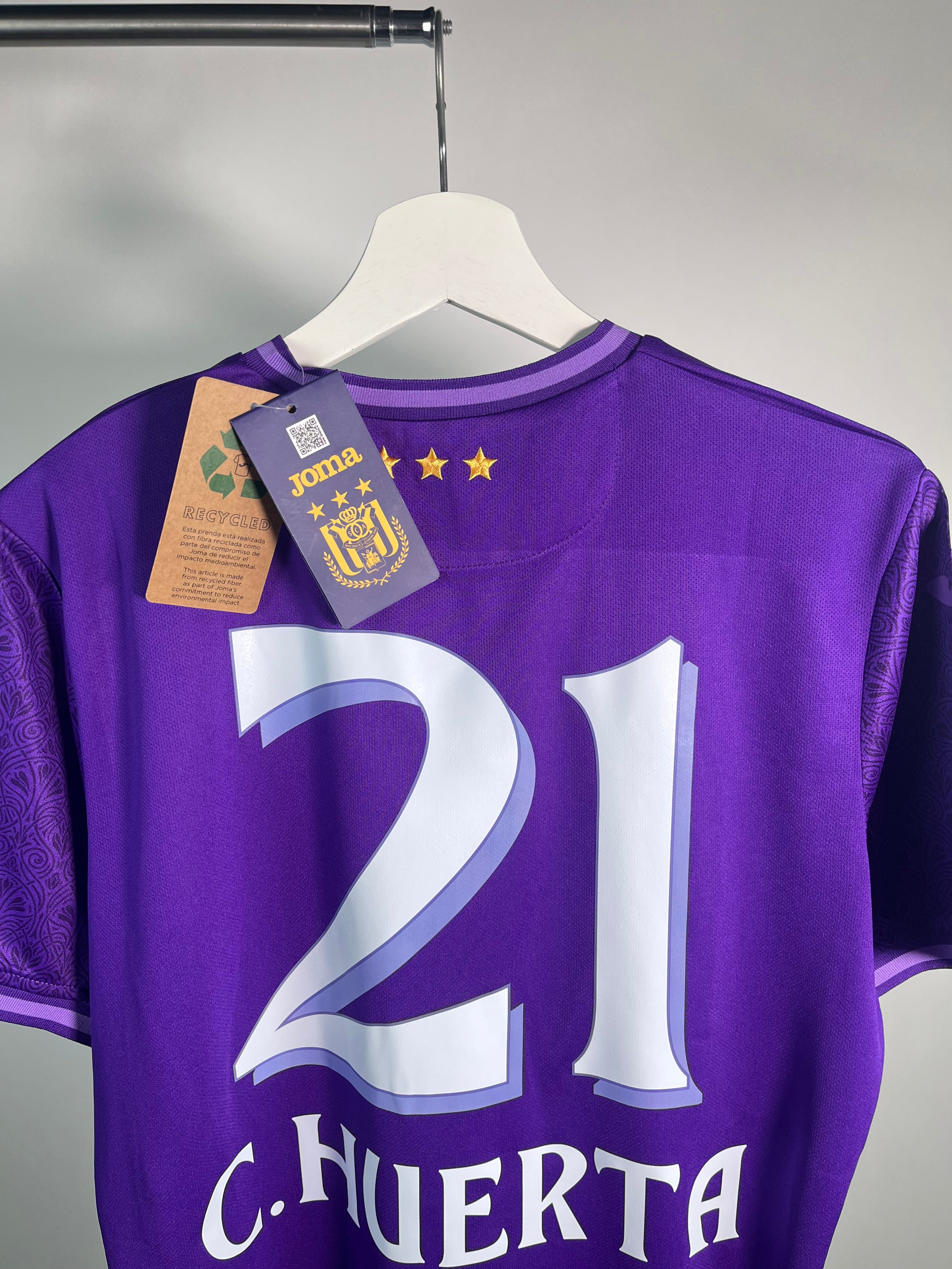 Jersey Anderlecht Local 2024 2025 César "Chino" Huerta *C/Etiquetas* (M)