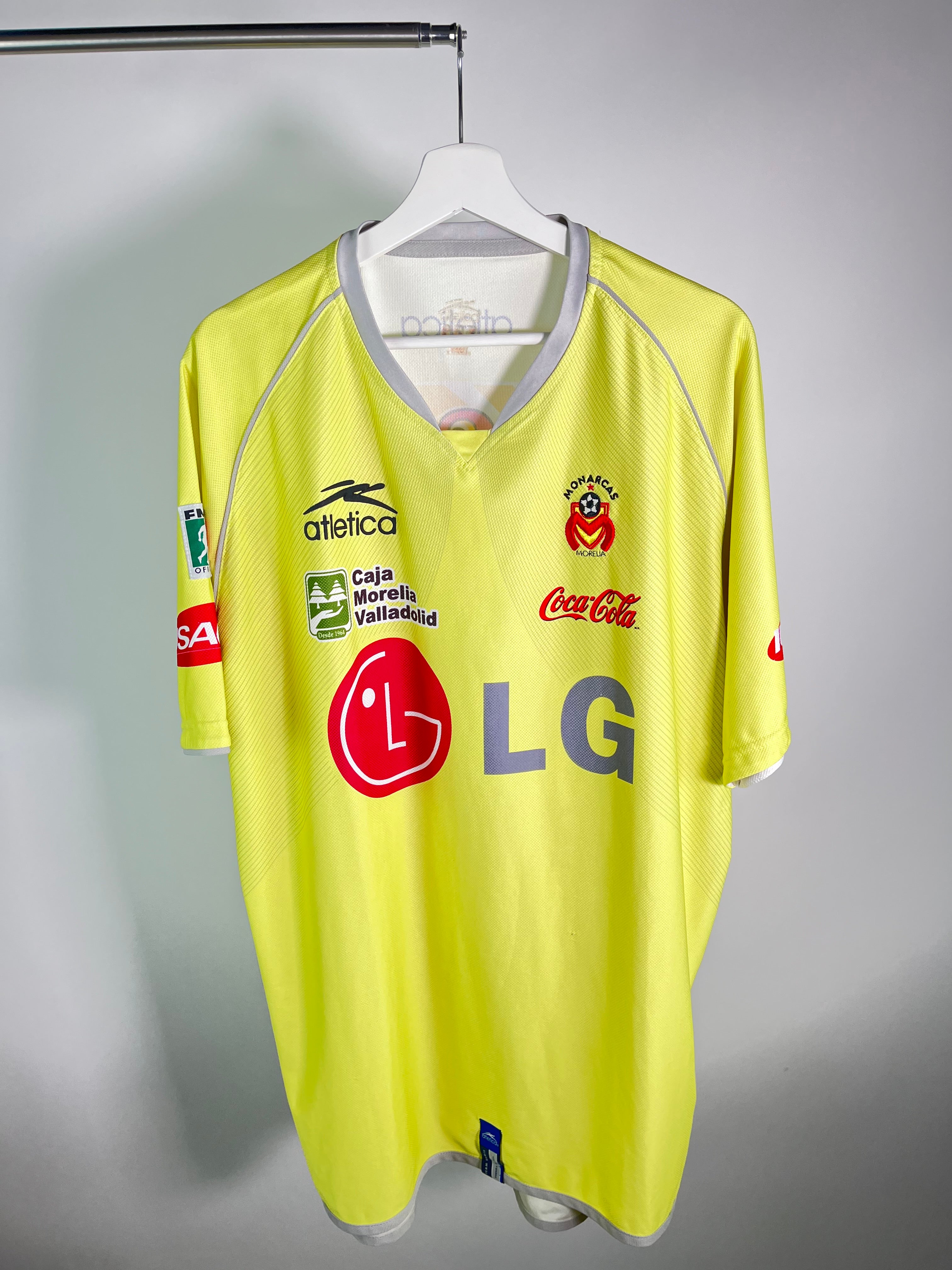 Jersey Monarcas Morelia Tercera 2008 2009 Utilería Luis Orozco (XXL)