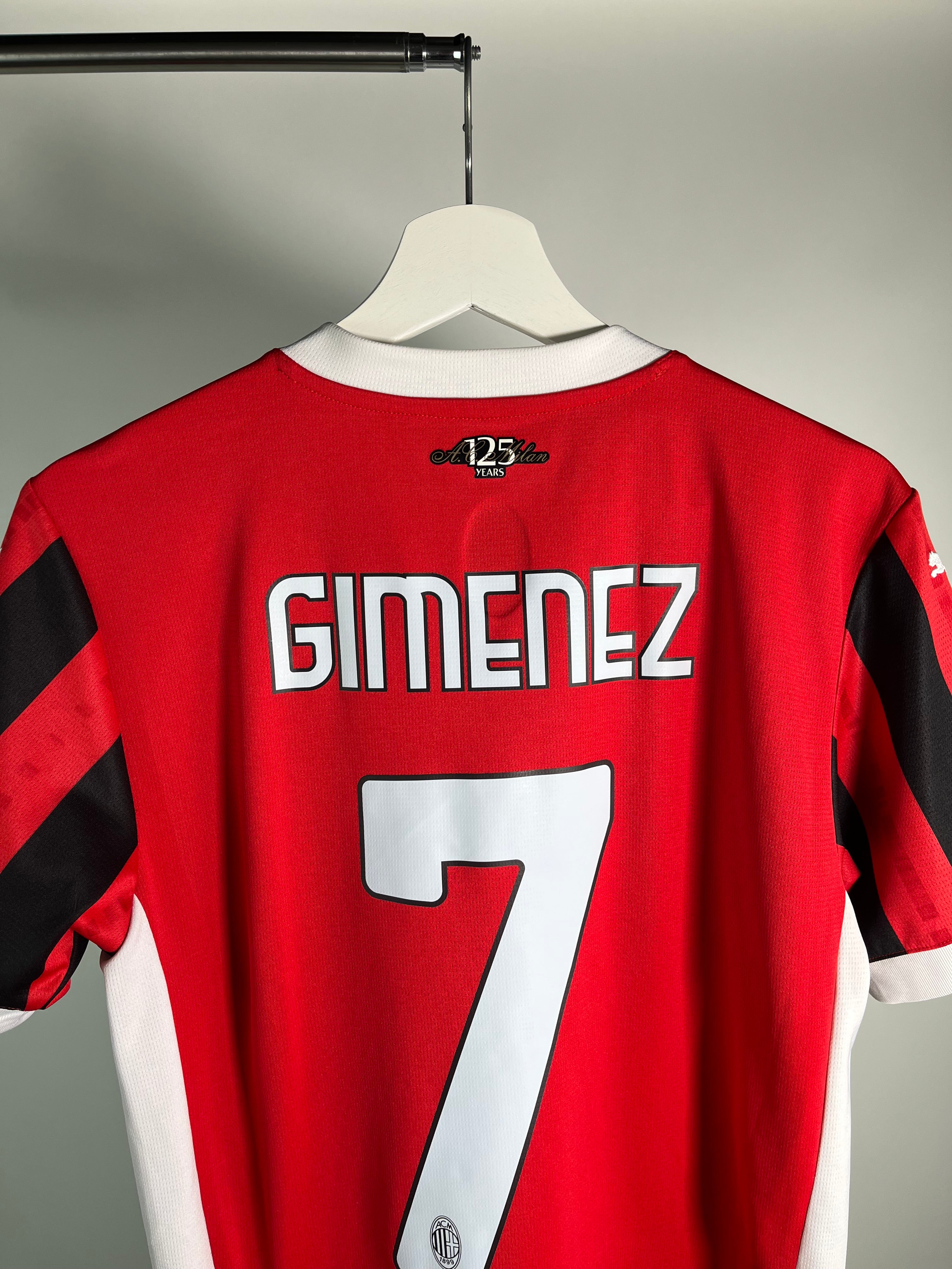 Jersey AC Milán Local 2024 2025 Santiago Giménez (S)