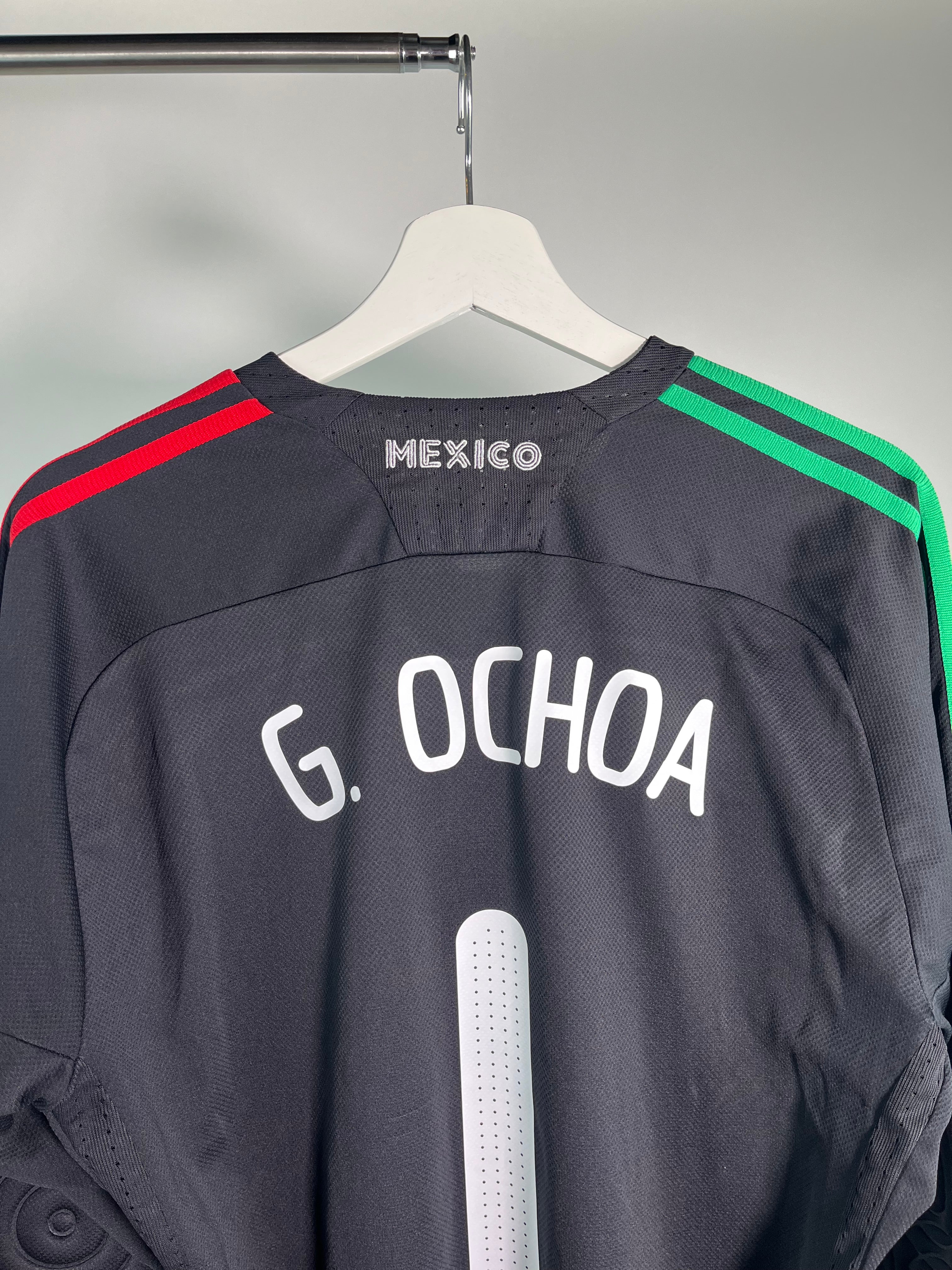 Jersey México Portero 2008 2010 Manga Larga Guillermo Ochoa (L)