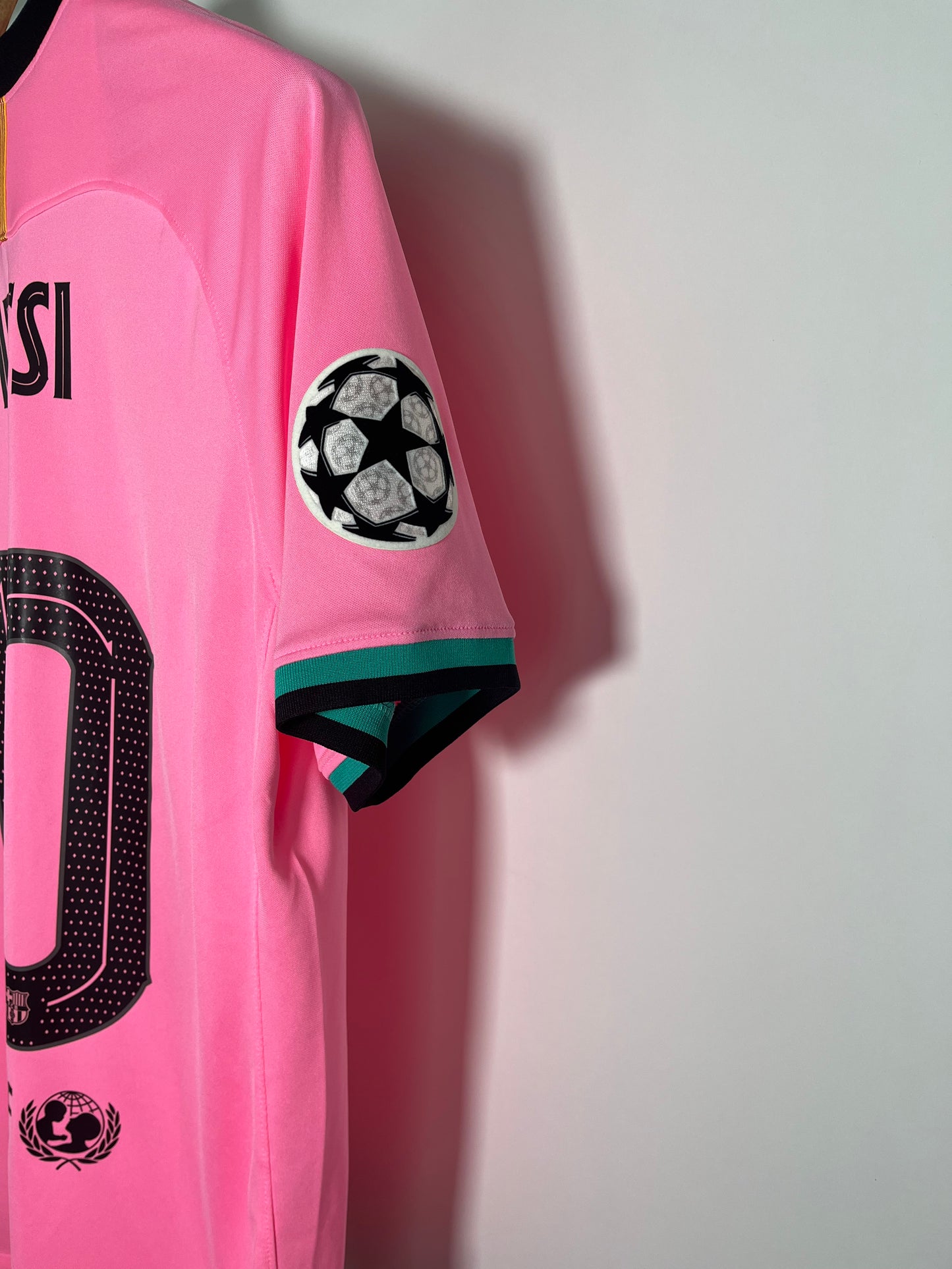 Jersey Barcelona Tercera 2020 2021 *C/Etiquetas* Champions League Lionel Messi (L)