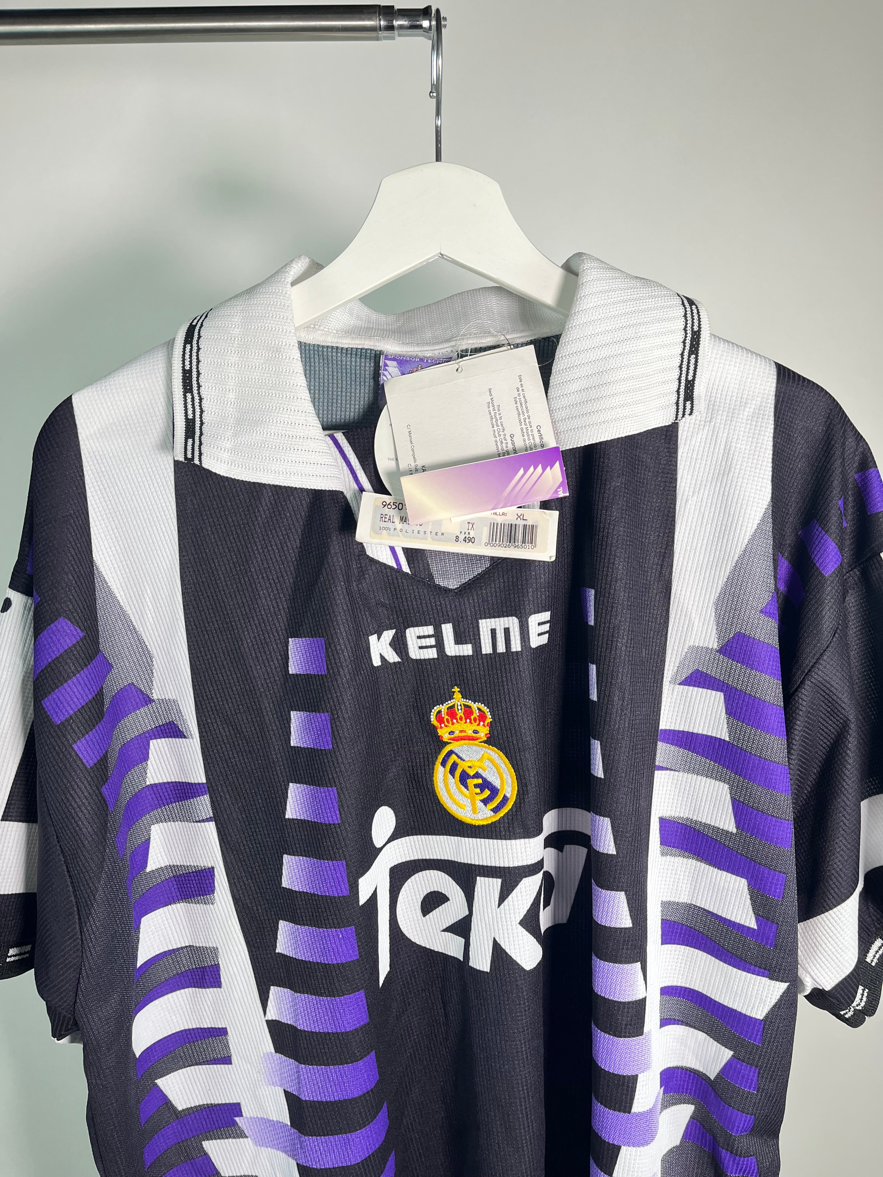Jersey Real Madrid Tercera 1997 1998 *C/Etiquetas* (XL)