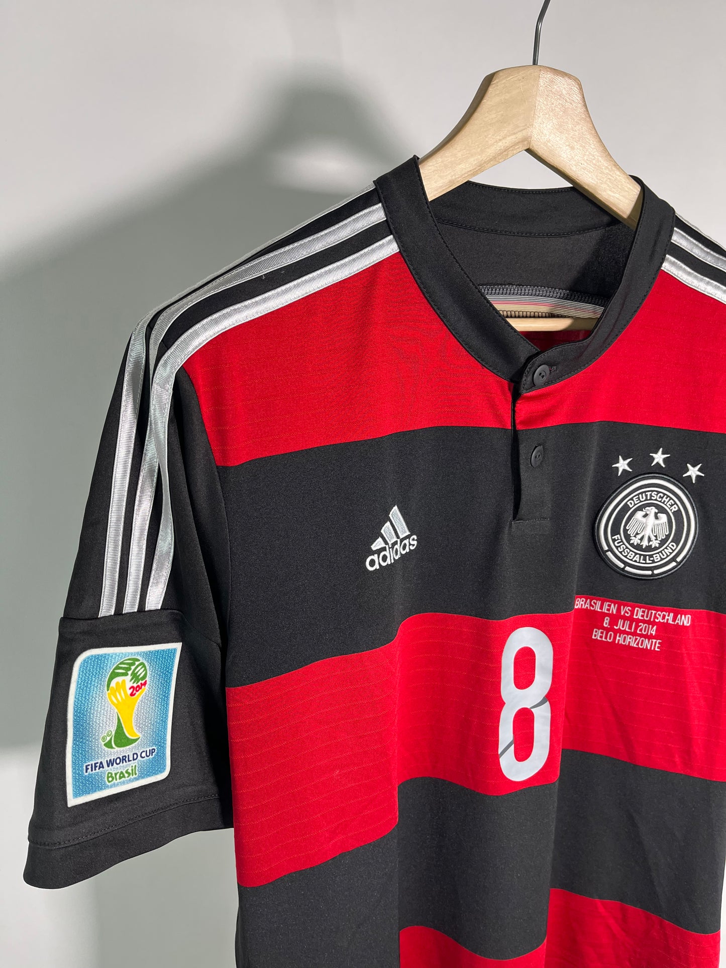Jersey Alemania Visita 2014 2015 *Match Detail vs Brasil* Mesut Özil (XL)