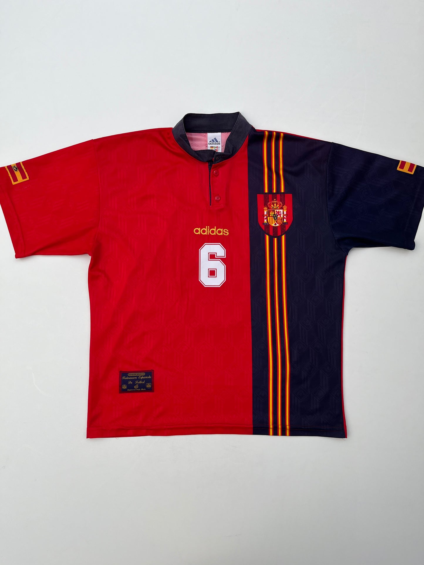 Jersey España Local 1996 1997 Fernando Hierro (L)