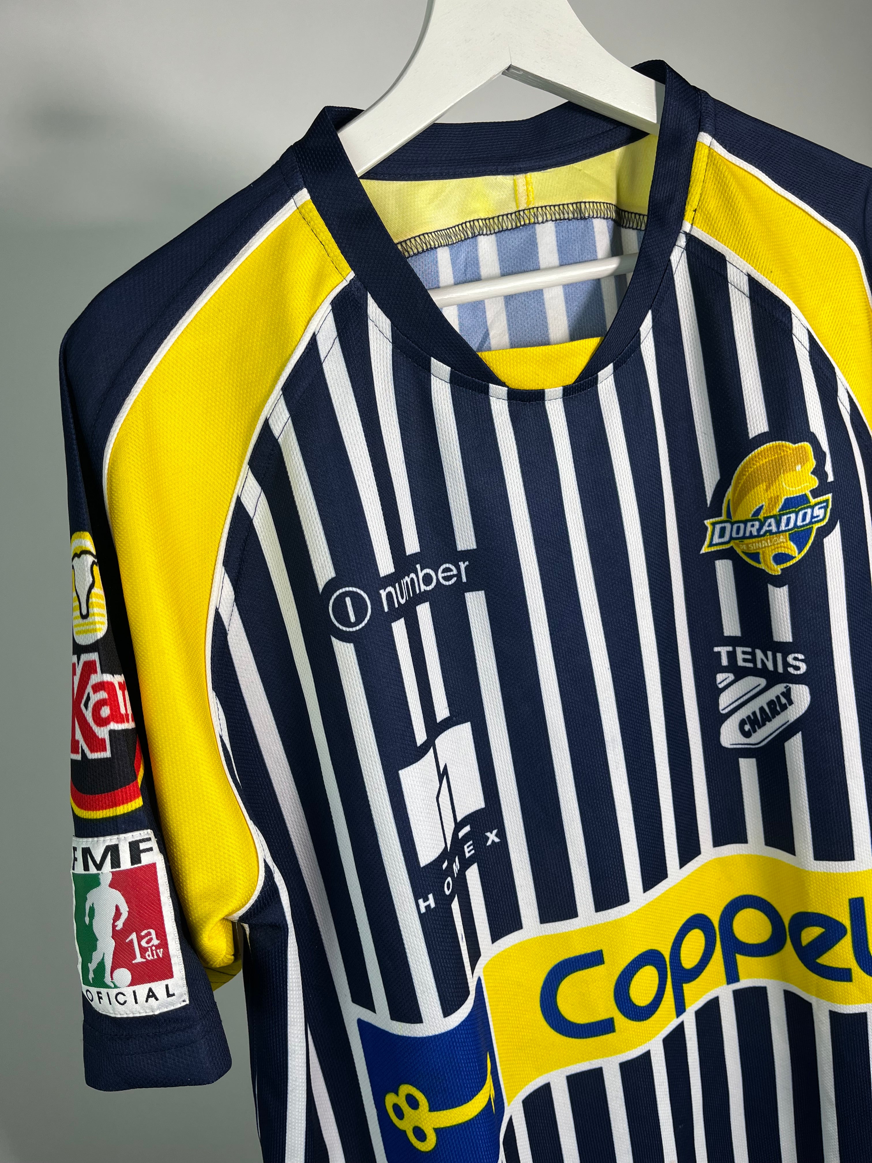 Jersey Dorados Tercera 2004 2005 Utilería Jared Borgetti (L)
