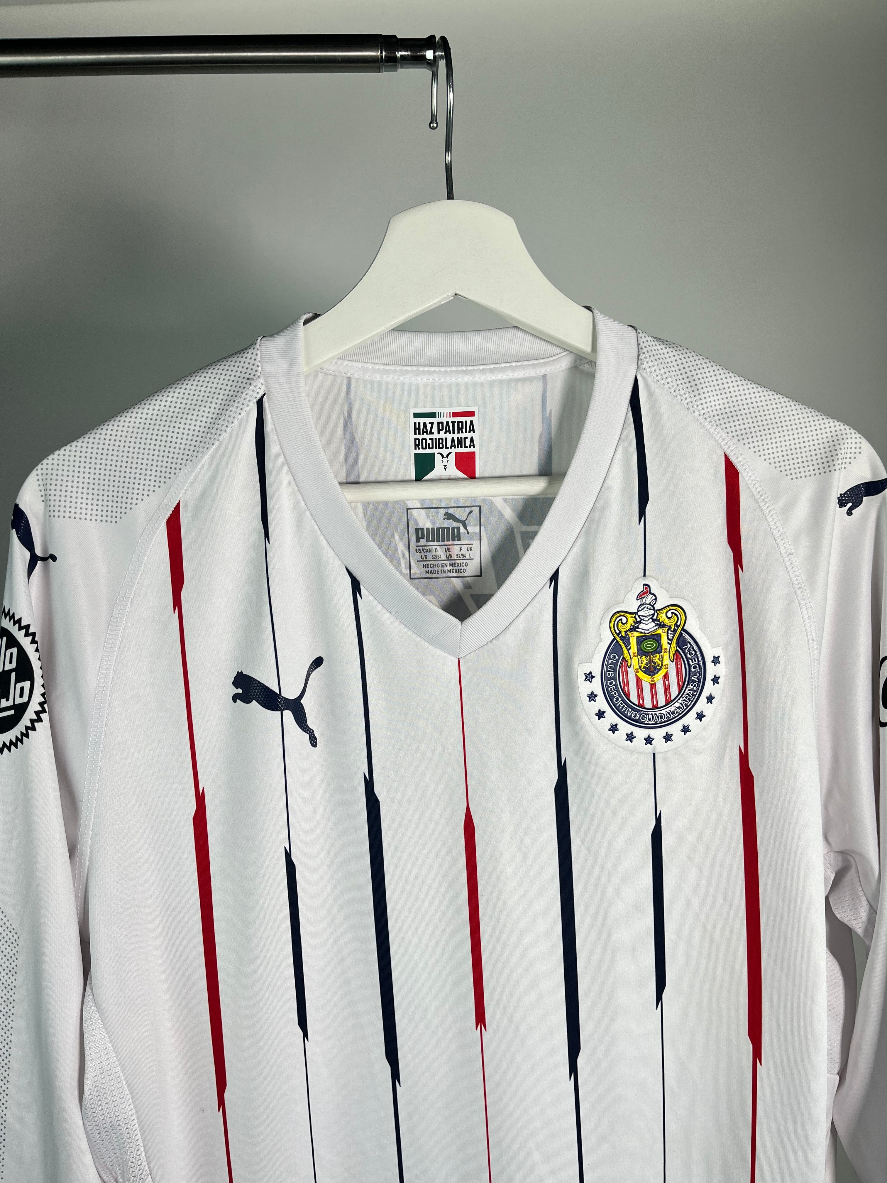Jersey Chivas Visita 2018 2019 Manga Larga (L)