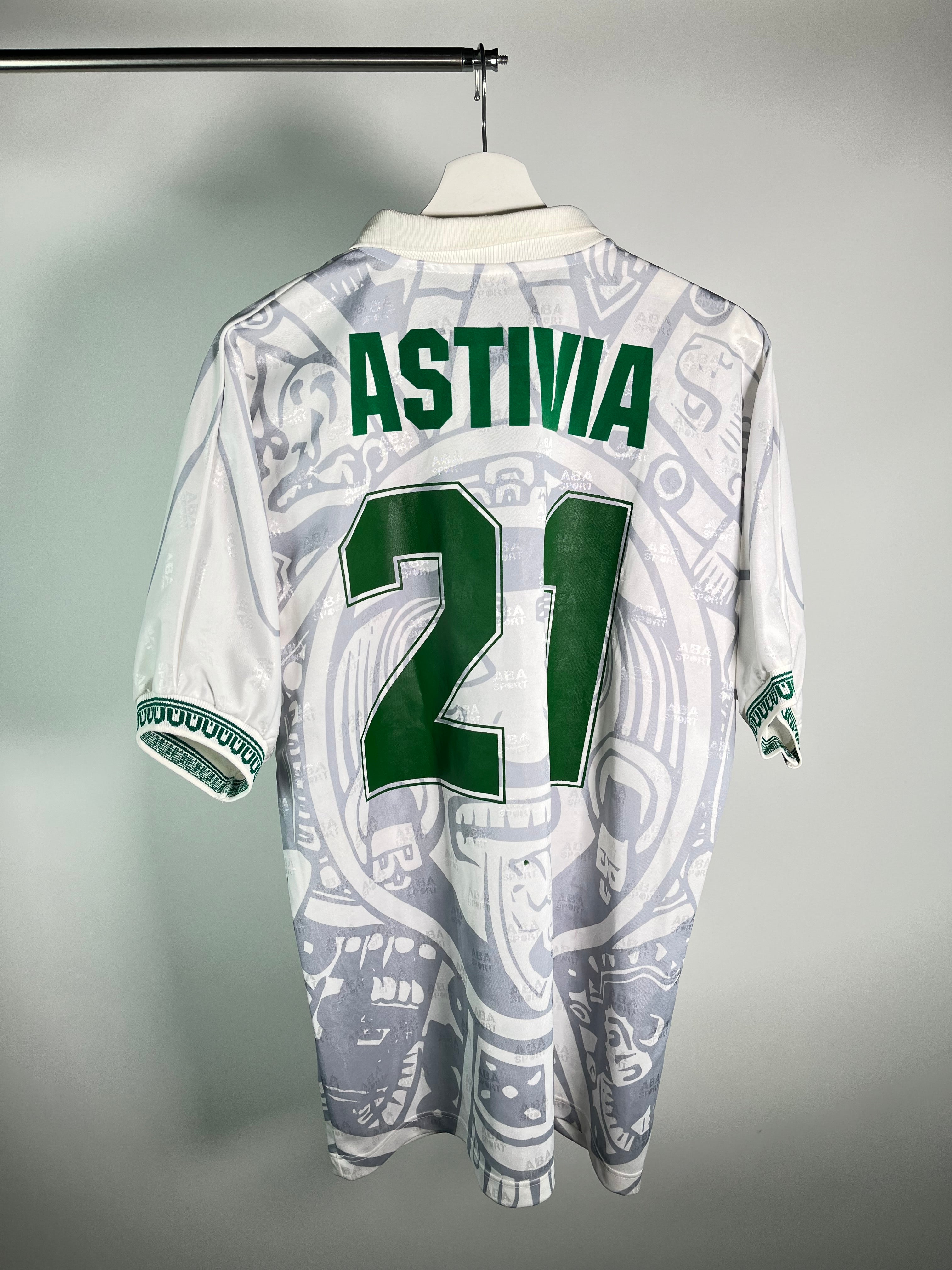 Jersey México Visita 1997 1998 Match Worn Autografiado Edson Astivia (L)