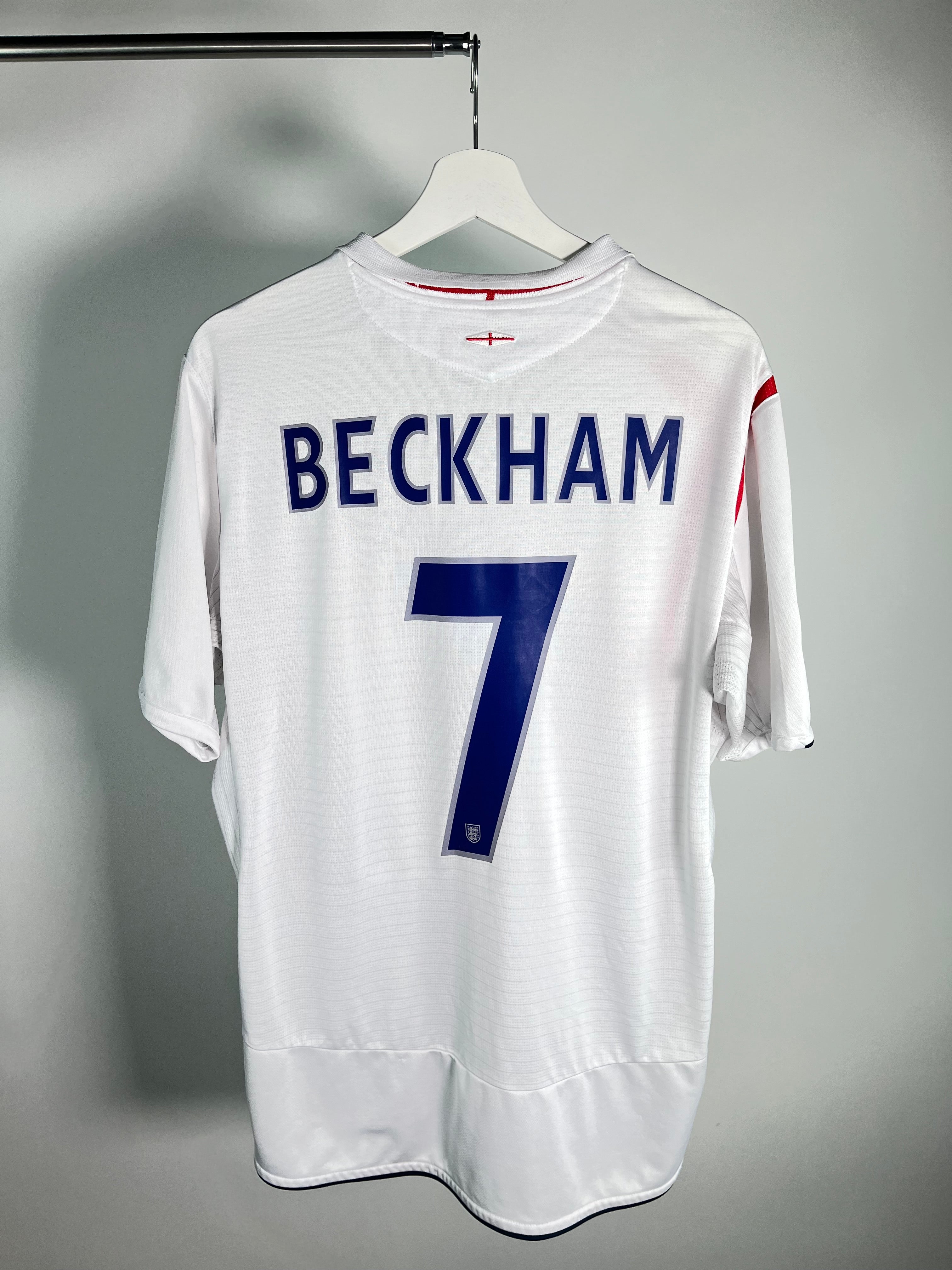 Jersey Inglaterra Local 2006 2007 *Mundial Alemania* David Beckham (L)
