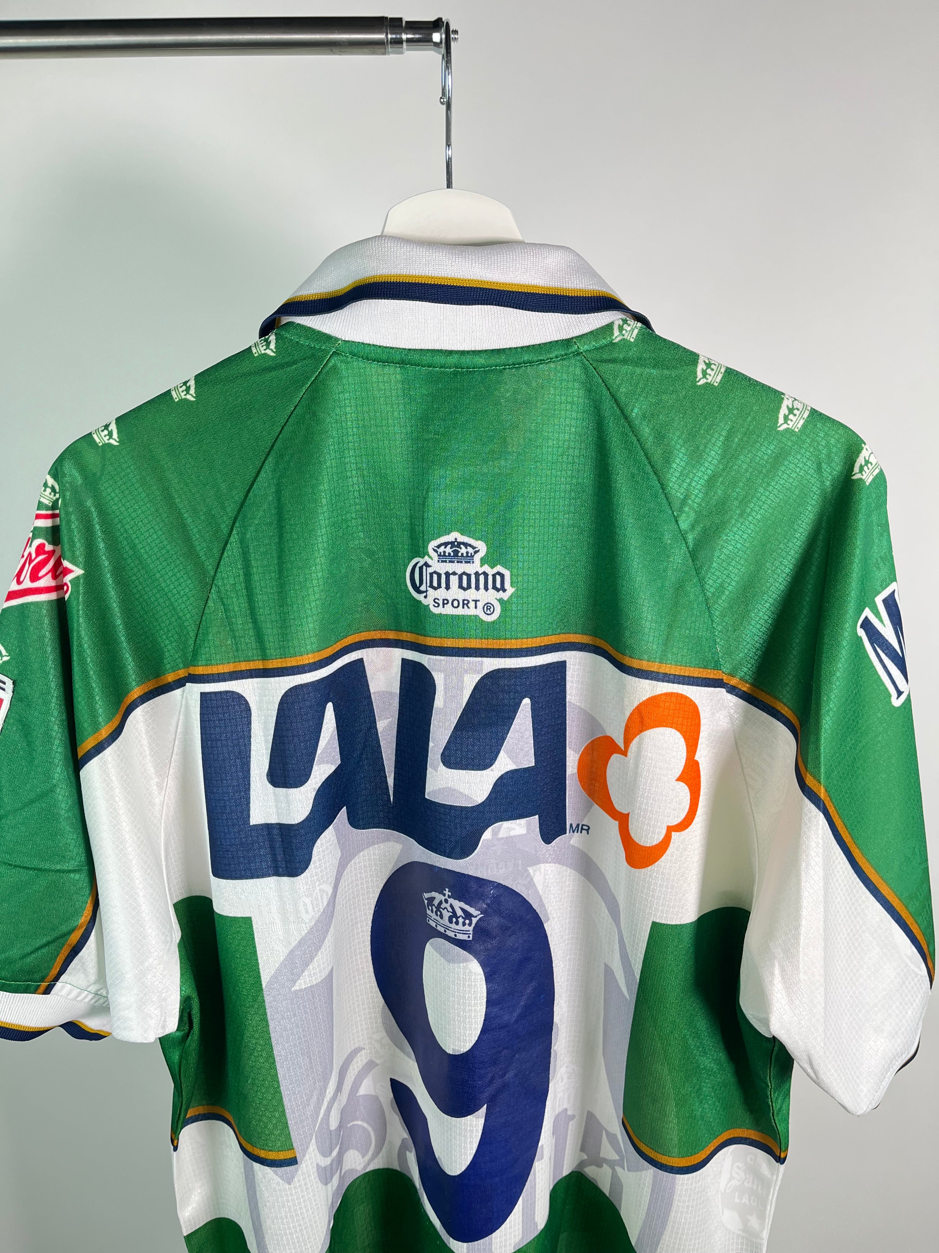 Jersey Santos Laguna Local 1999 2000 Match Worn Miguel Carreón (L)