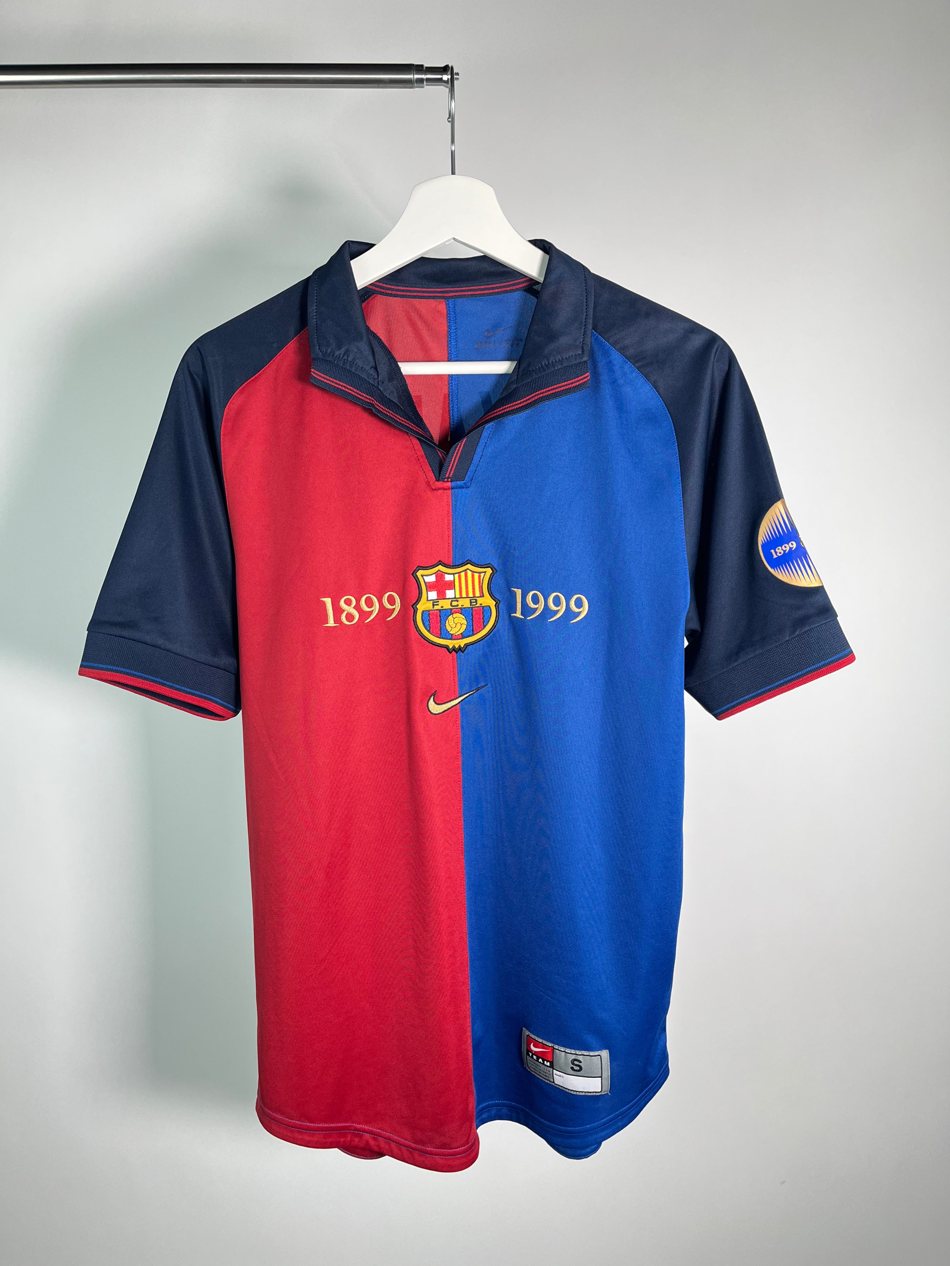 Jersey Barcelona Local 1999 2000 *Reedición Centenario* Rivaldo (S)