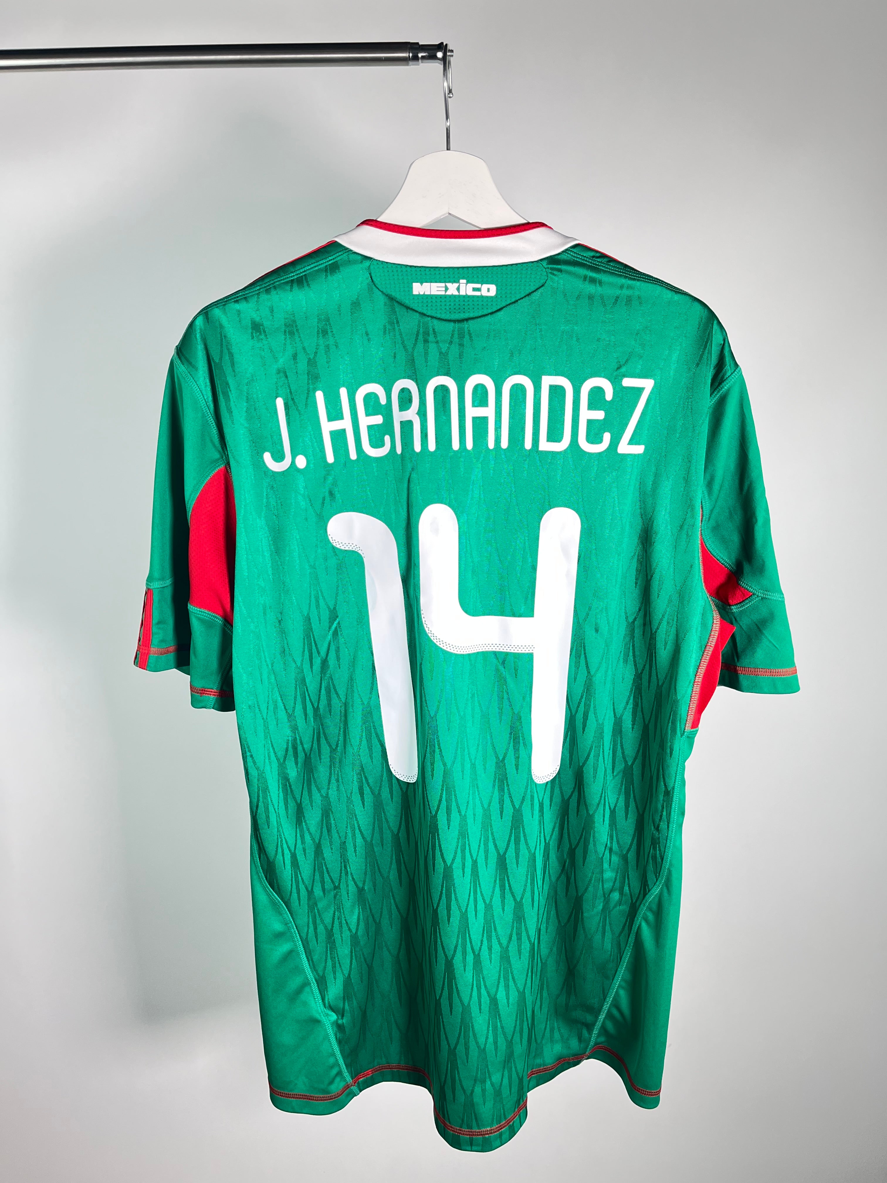 Jersey México Local 2010 2011 *Match Detail vs Francia* Javier Hernández (L)