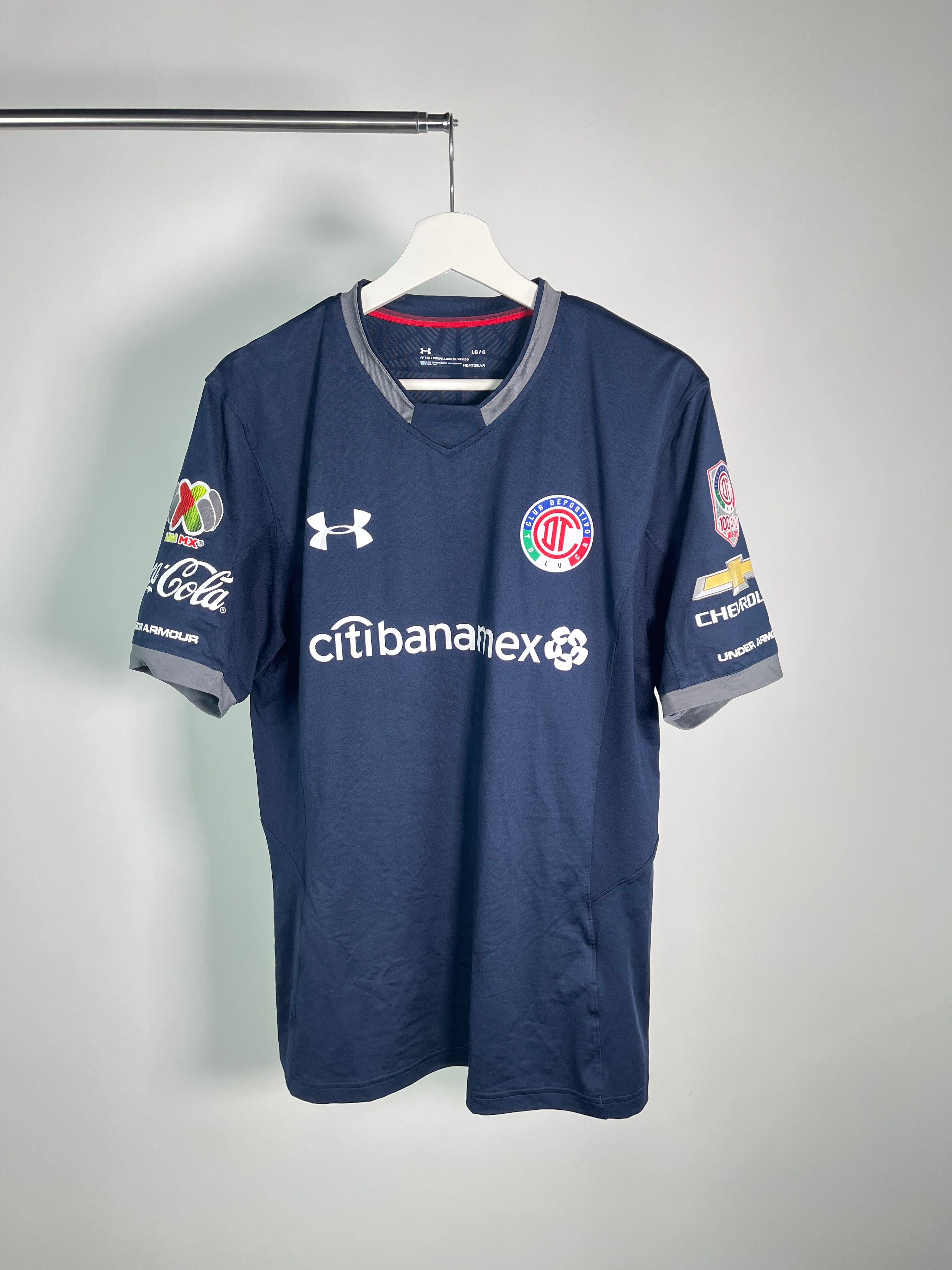Jersey Toluca Tercera 2017 2018 Match Worn Rubens Sambueza (L)
