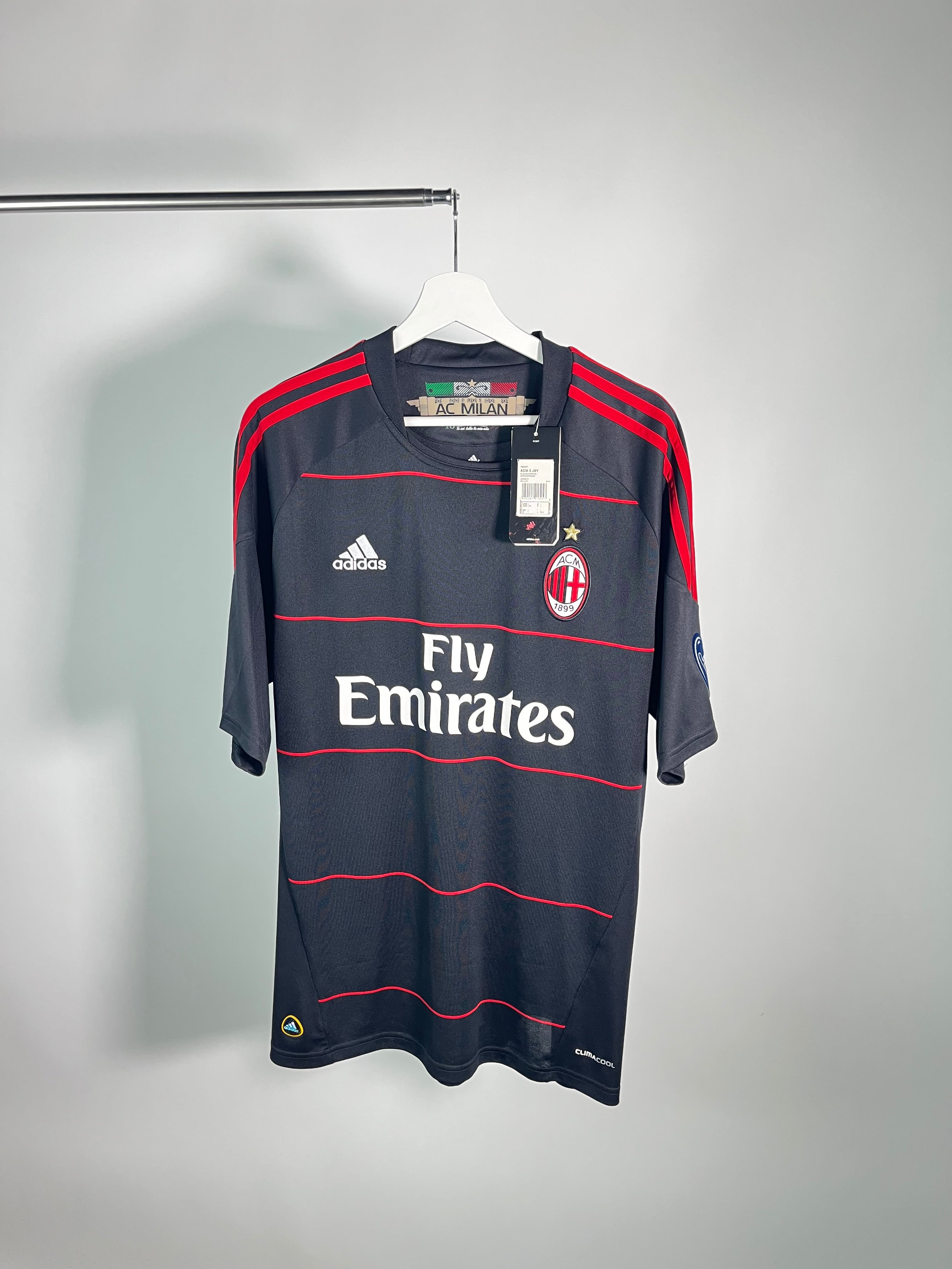 Jersey AC Milán Tercera 2010 2011 Alexandre Pato *C/Etiquetas* (L)