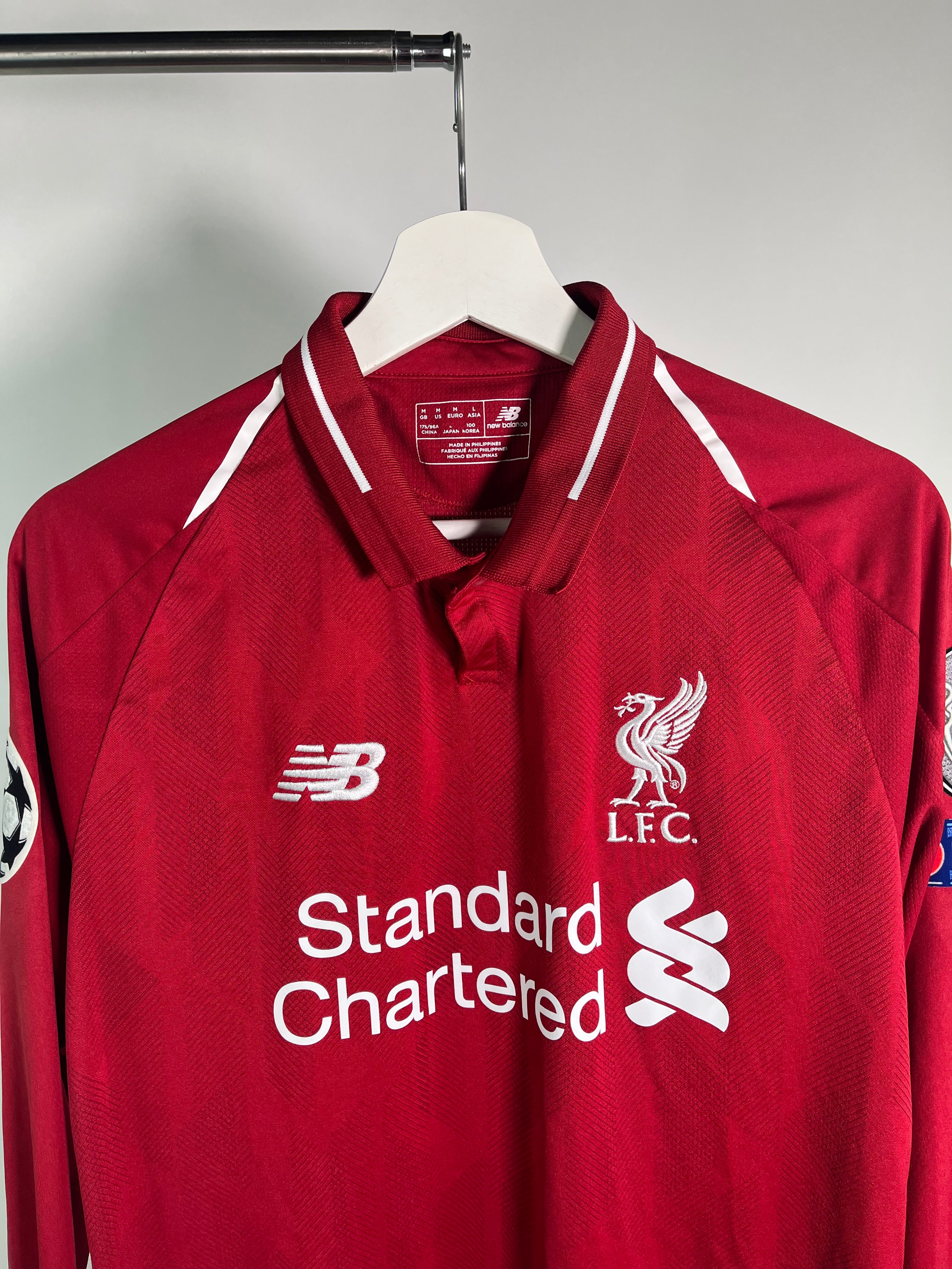 Jersey Liverpool Local 2018 2019 *Champions League* Manga Larga (M)
