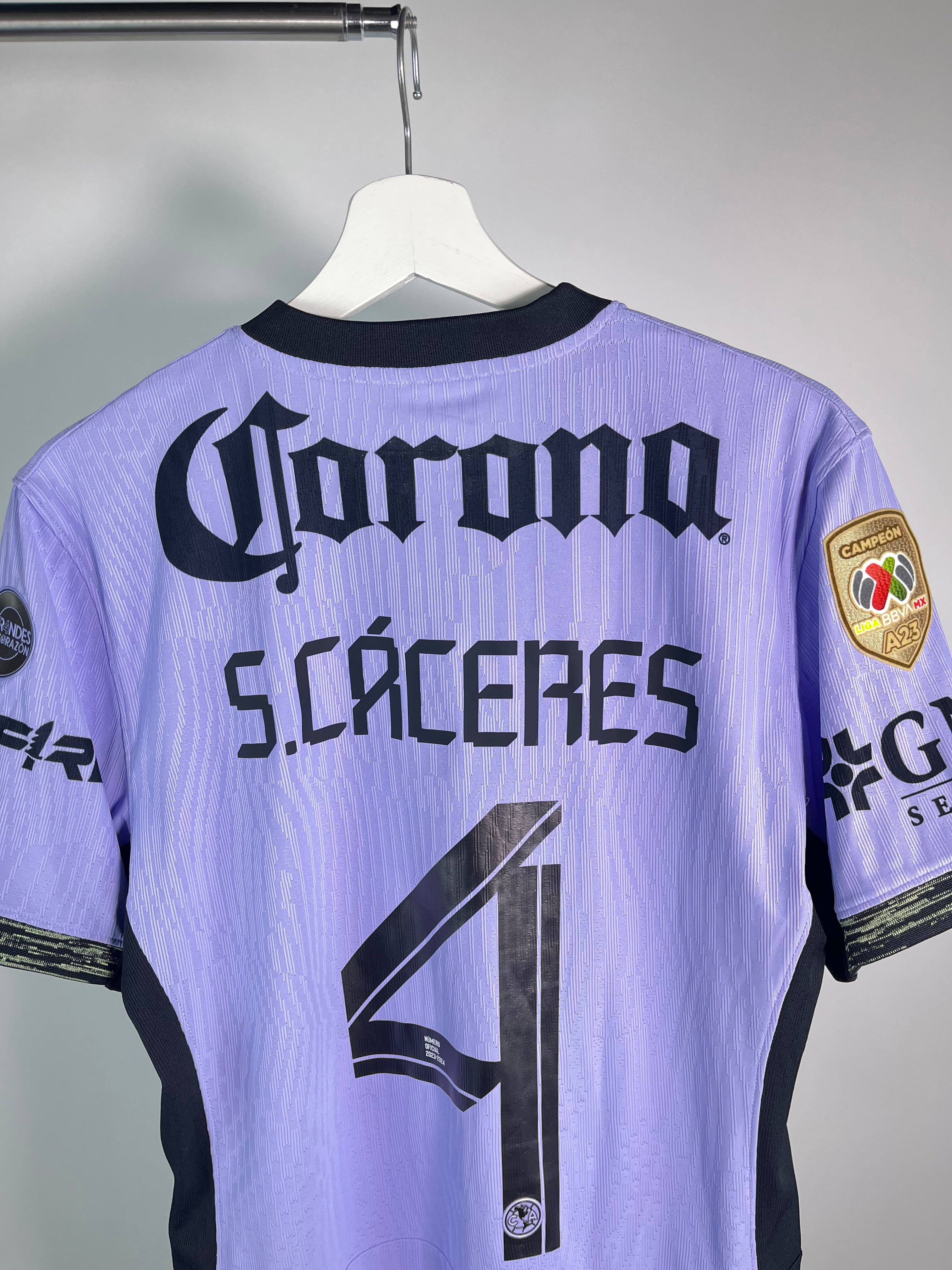 Jersey Club América Tercero 2023 2024 Match Worn Sebastián Cáceres (M)