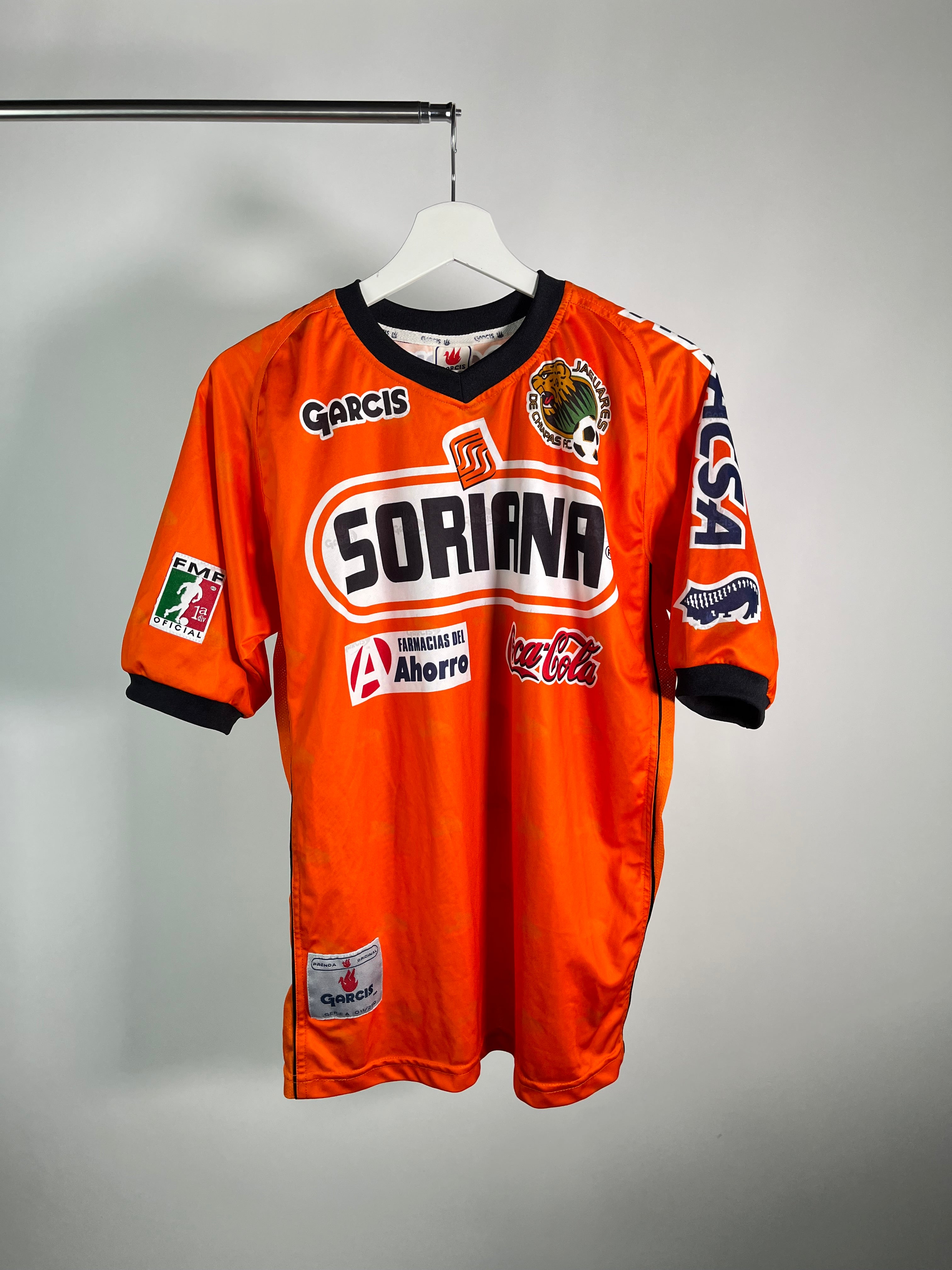 Jersey Jaguares Local 2001 2002 Utileria Alejandro Glaría (XL)