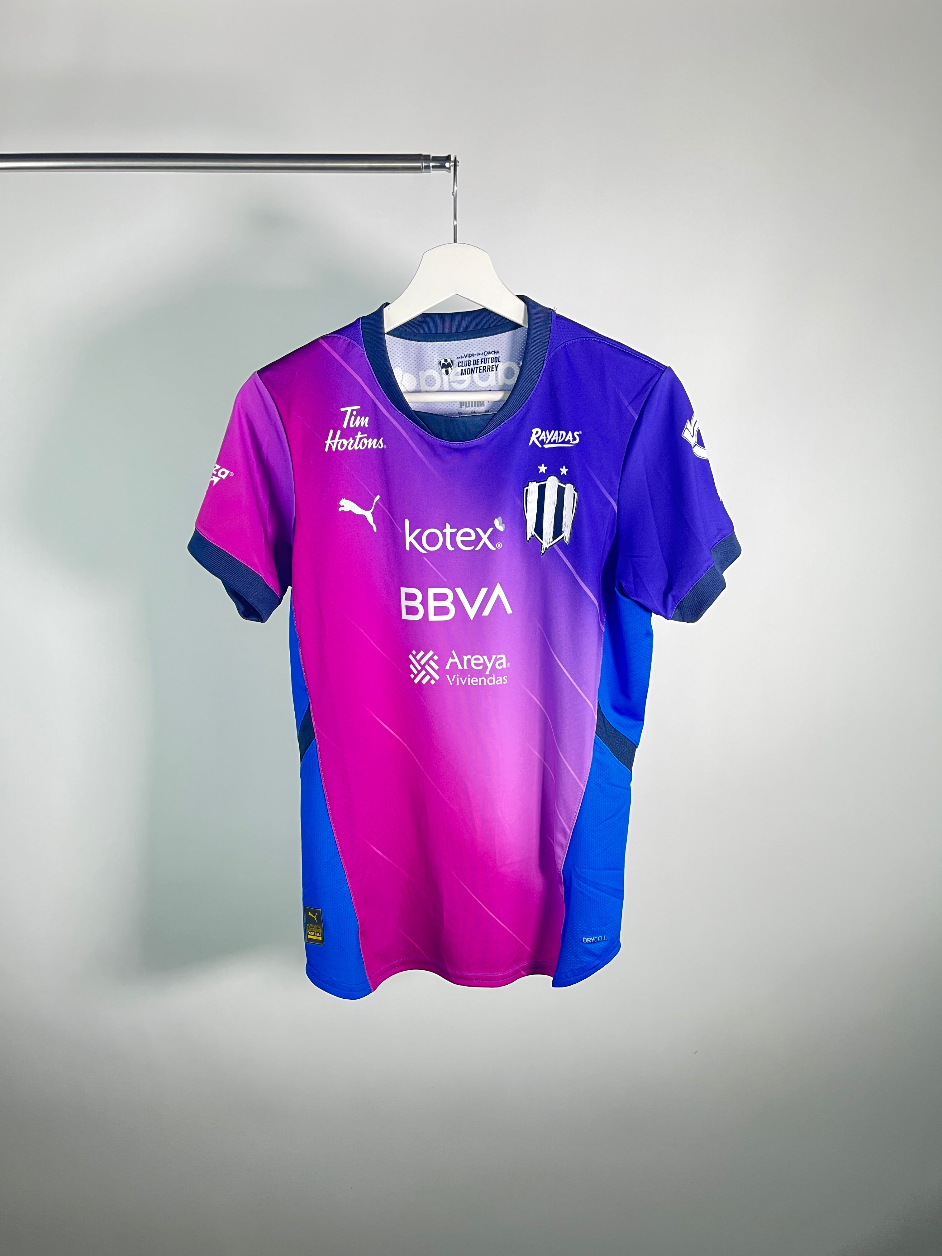 Jersey Rayadas Monterrey Visita 2024 2025 Versión Jugador (M Mujer)