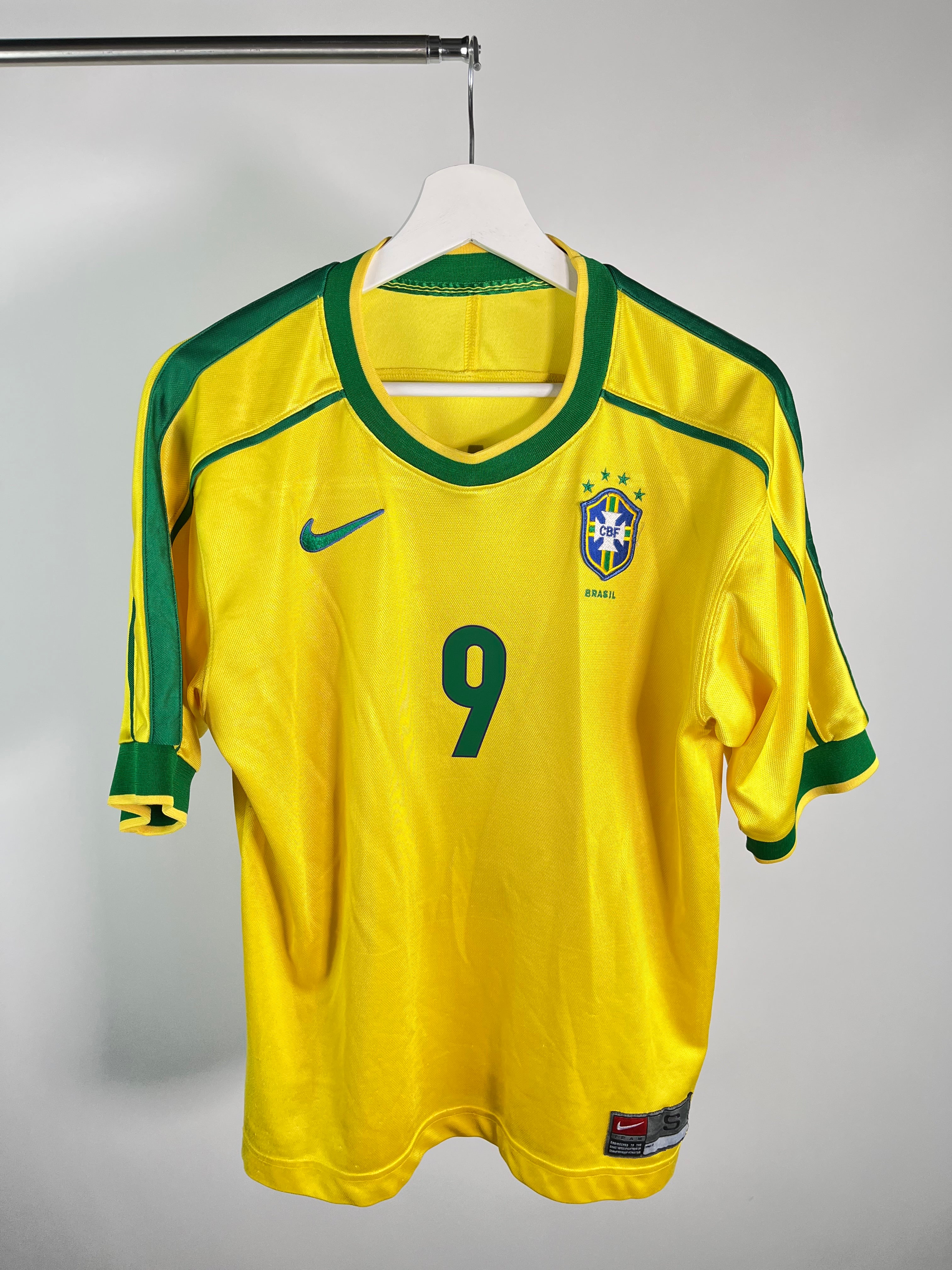 Jersey Brasil Local 1998 2000 Ronaldo Nazario (S)