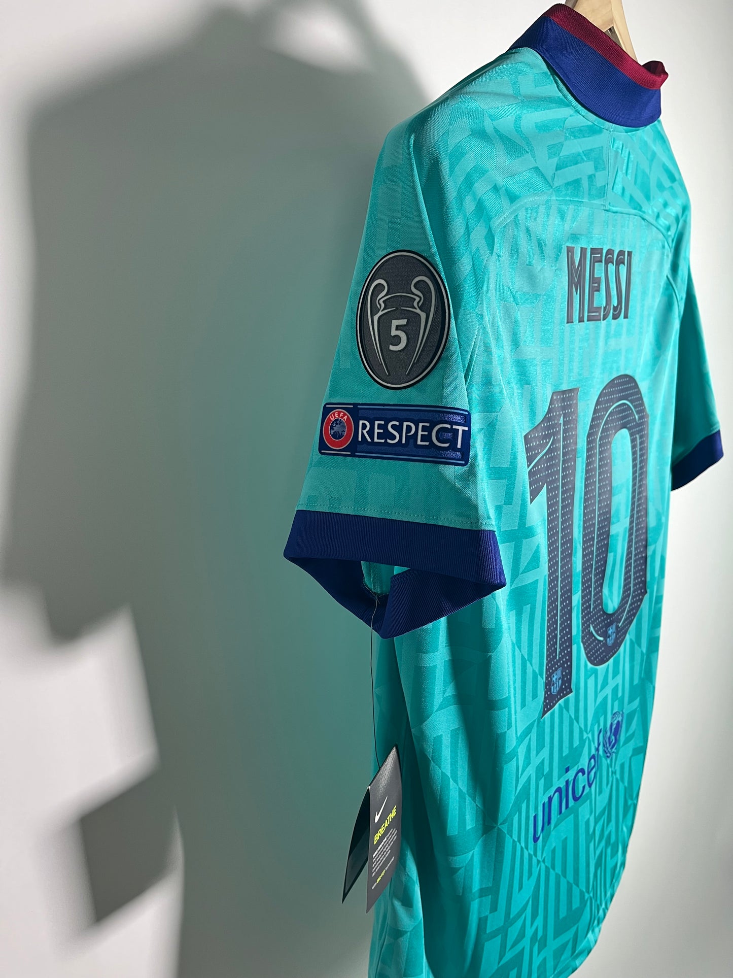 Jersey Barcelona Tercera 2019 2020 *C/Etiquetas* Champions League Lionel Messi (L)