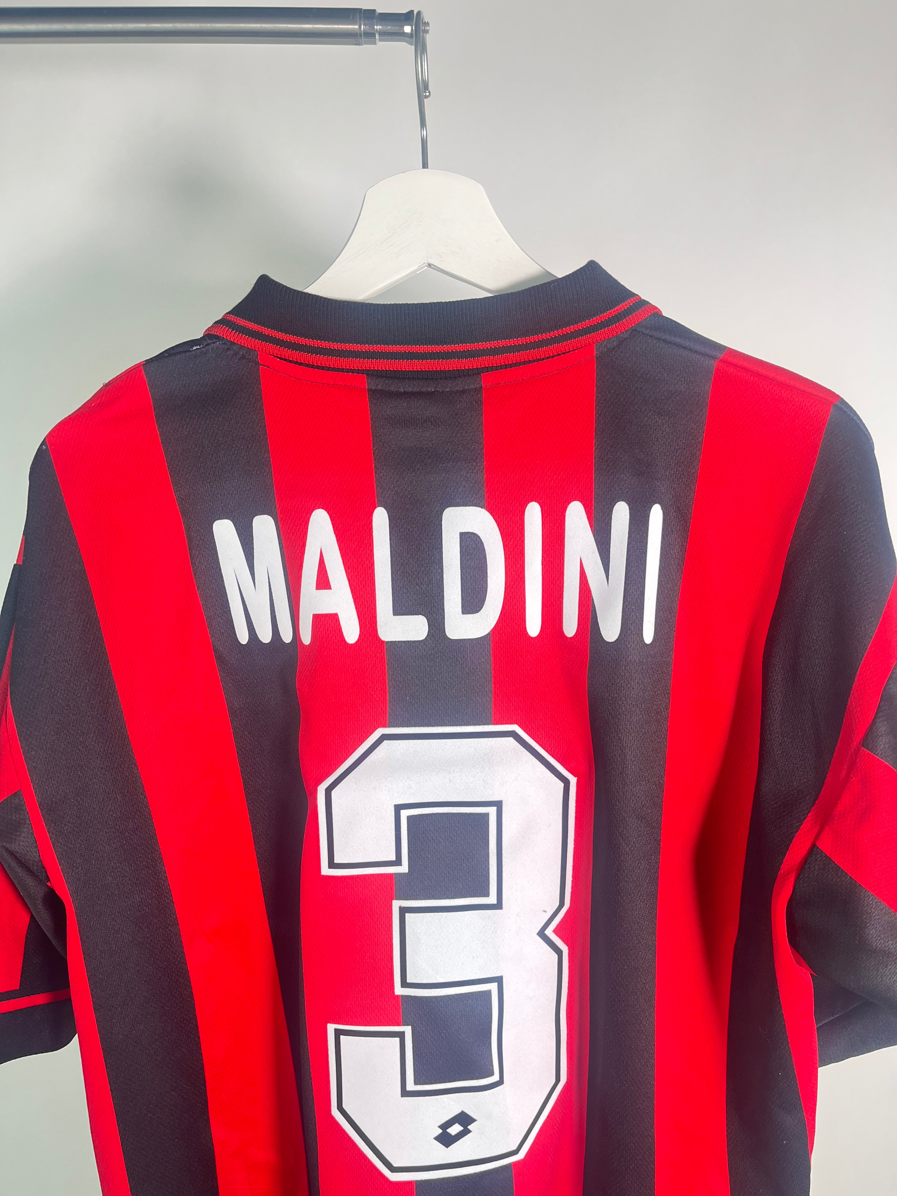 Jersey AC Milan Local 1996 1997 Paolo Maldini (L)