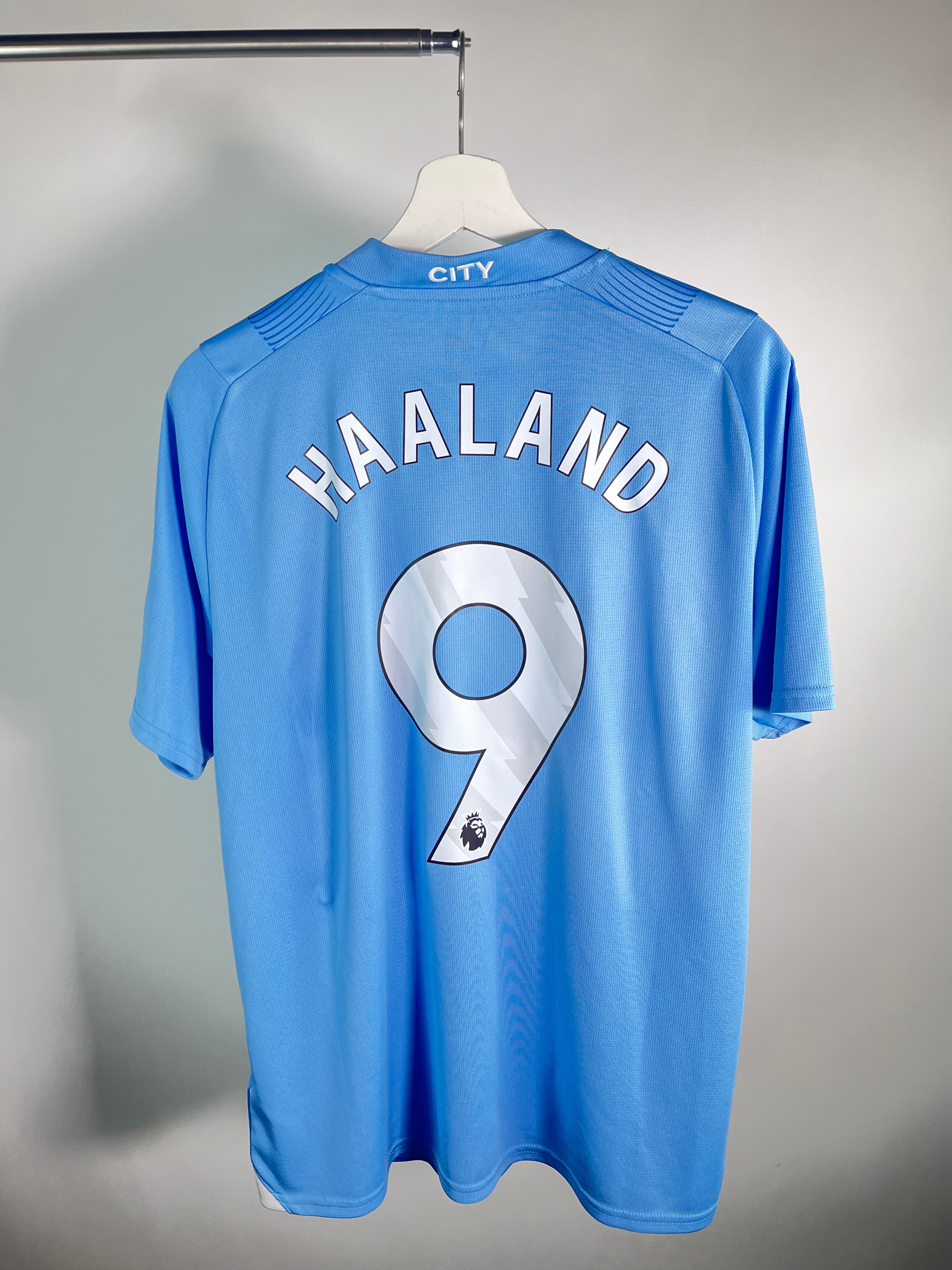 Jersey Manchester City Local 2023 2024 Erling Haaland (L)