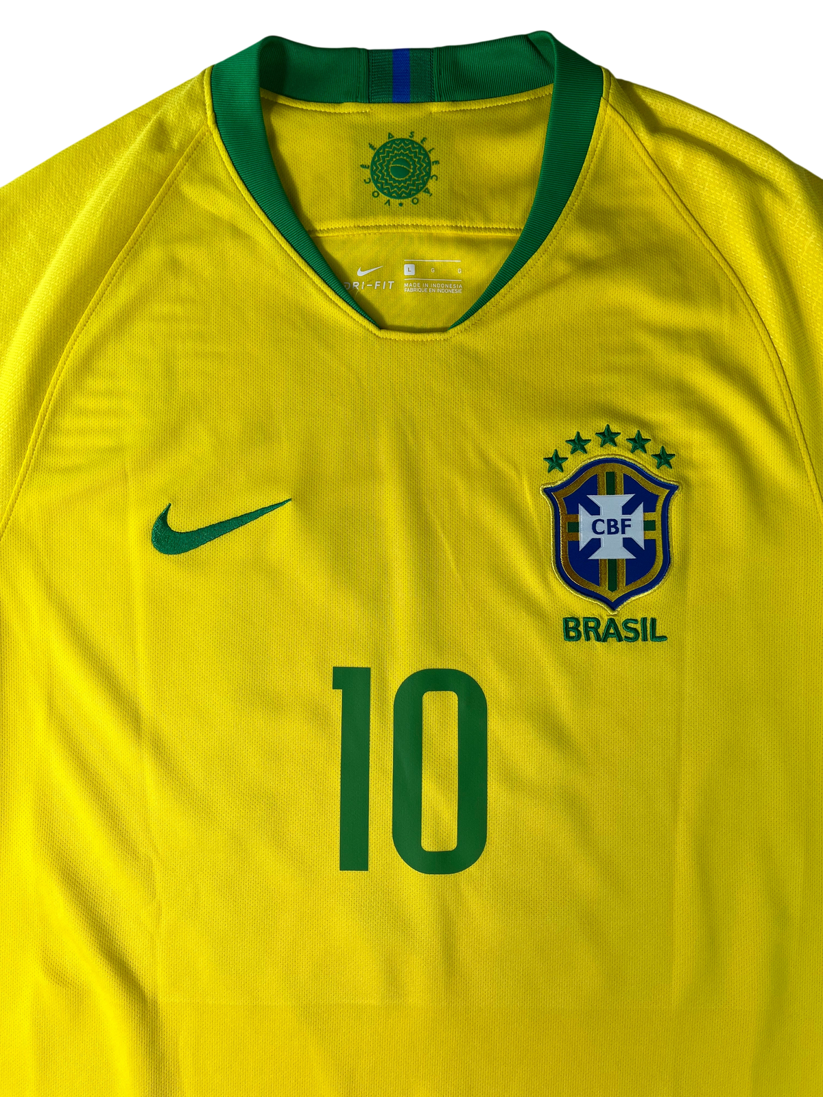 Jersey Brasil Local 2018 2019 Neymar Jr (L)