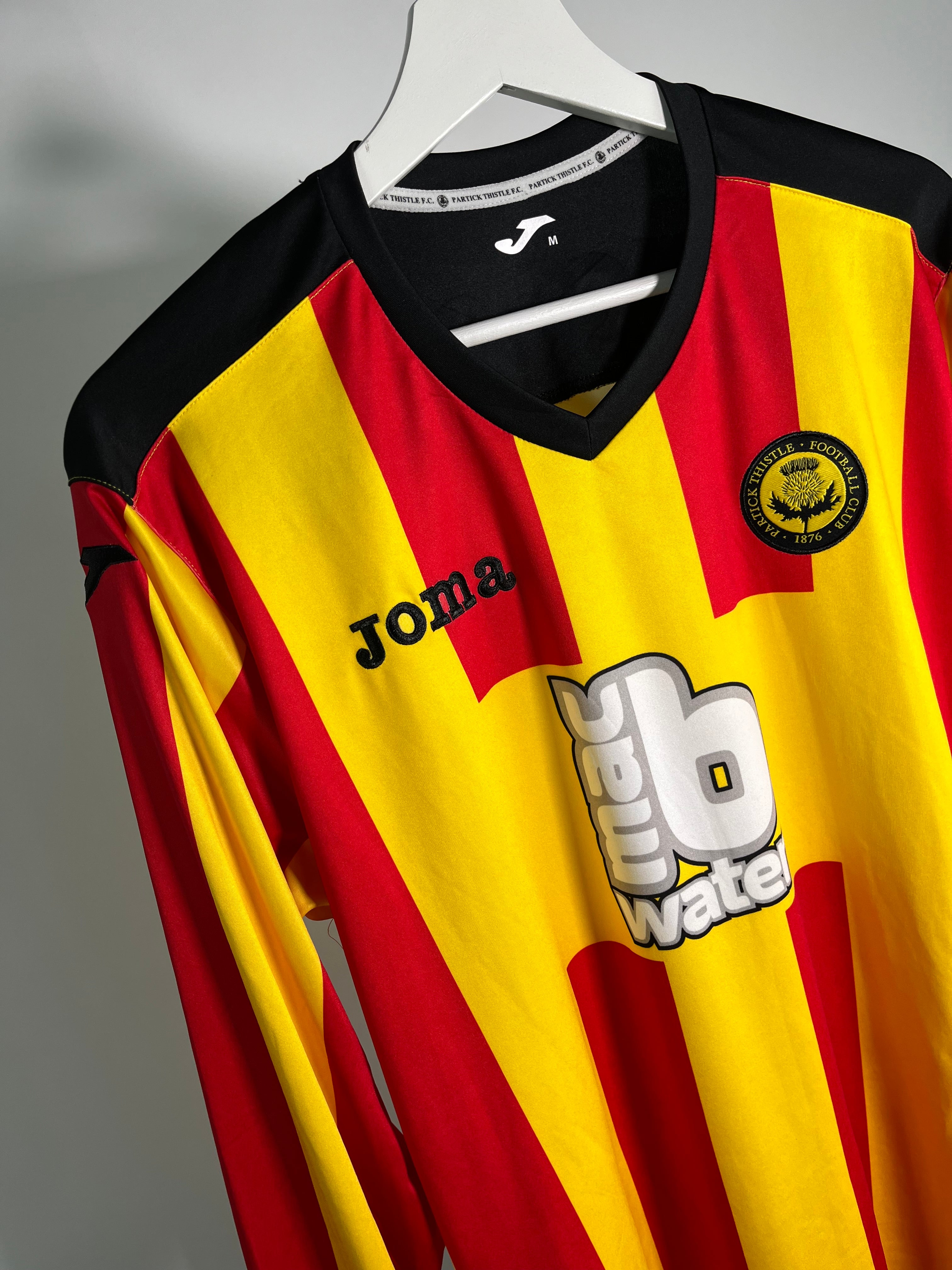 Jersey Partrick Thistle Local 2013 2014 Manga Larga Gabriel Rojo de la Vega "Piccolo" (M)