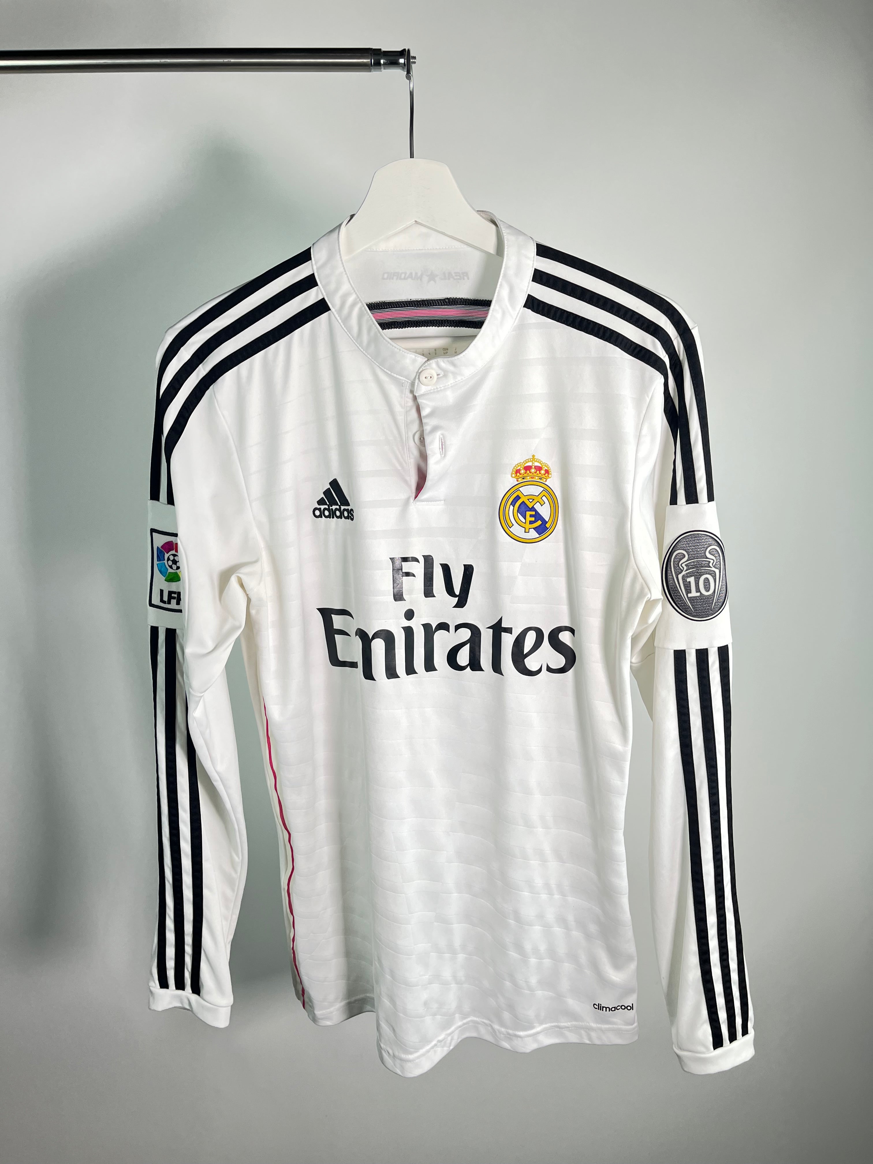 Jersey Real Madrid Local 2014 2015 Manga Larga Cristiano Ronaldo (S)